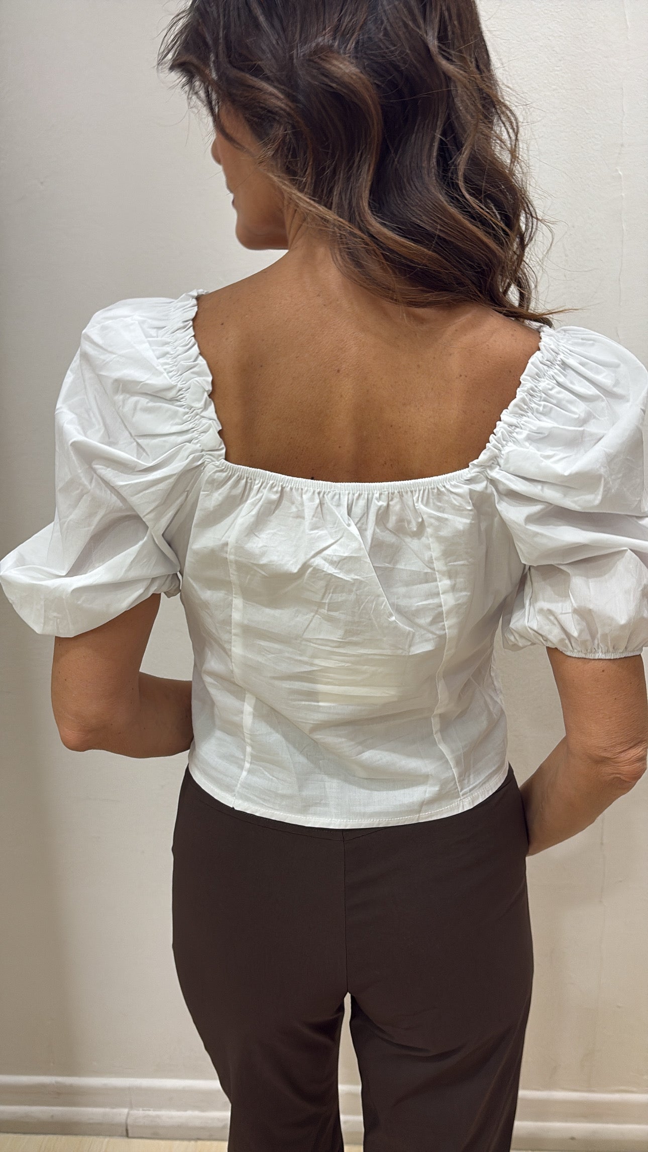 Blusa manica palloncino