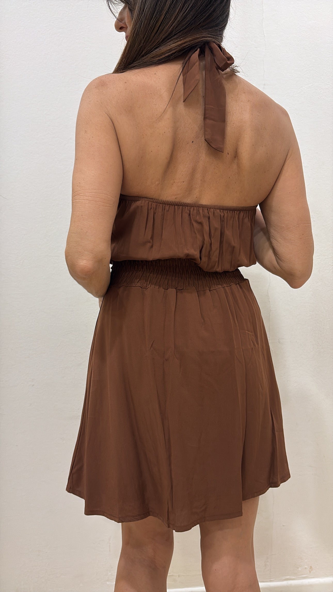 Abito C. Halter incrocio