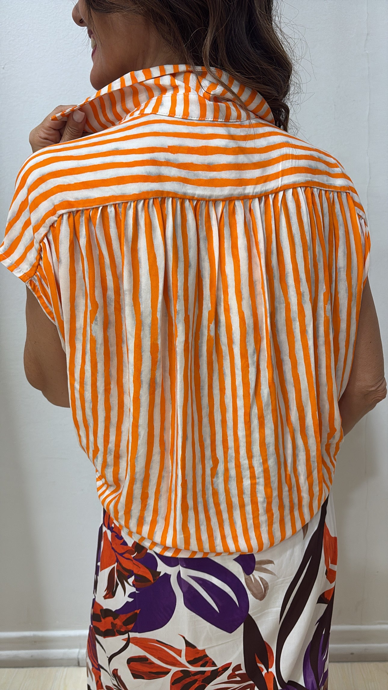 Camicia riga con nodo Susy Mix