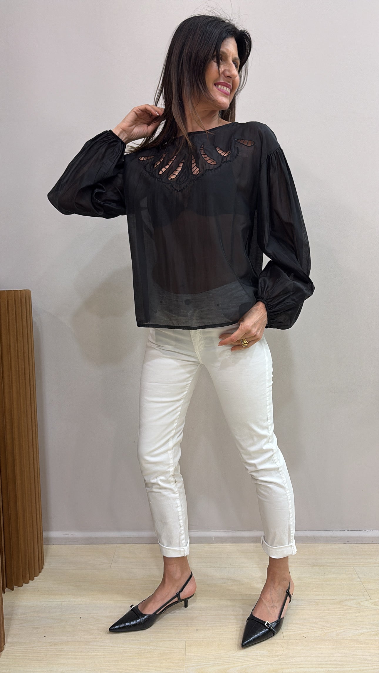 Blusa SUSY Mix ricamo