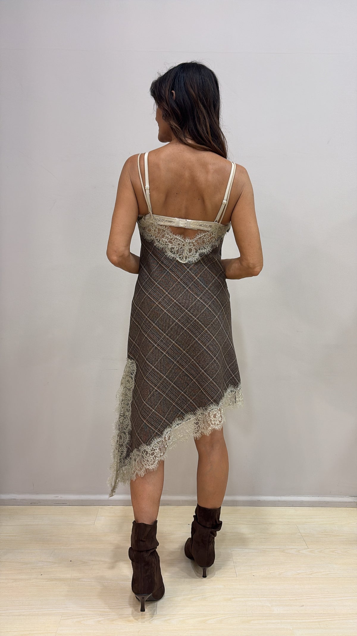 Abito Tartan Susy Mix E6742