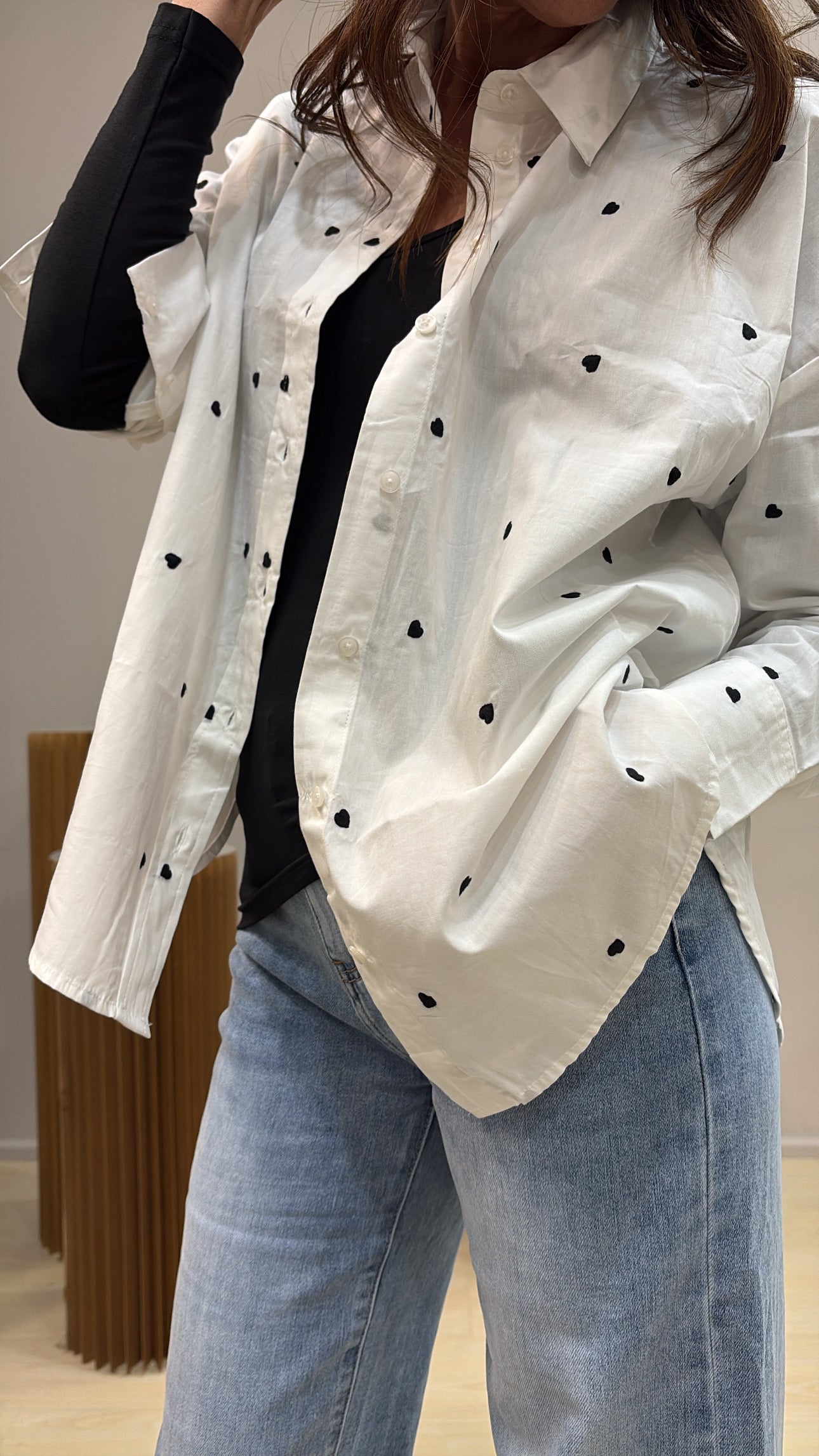 Camicia cuoricini