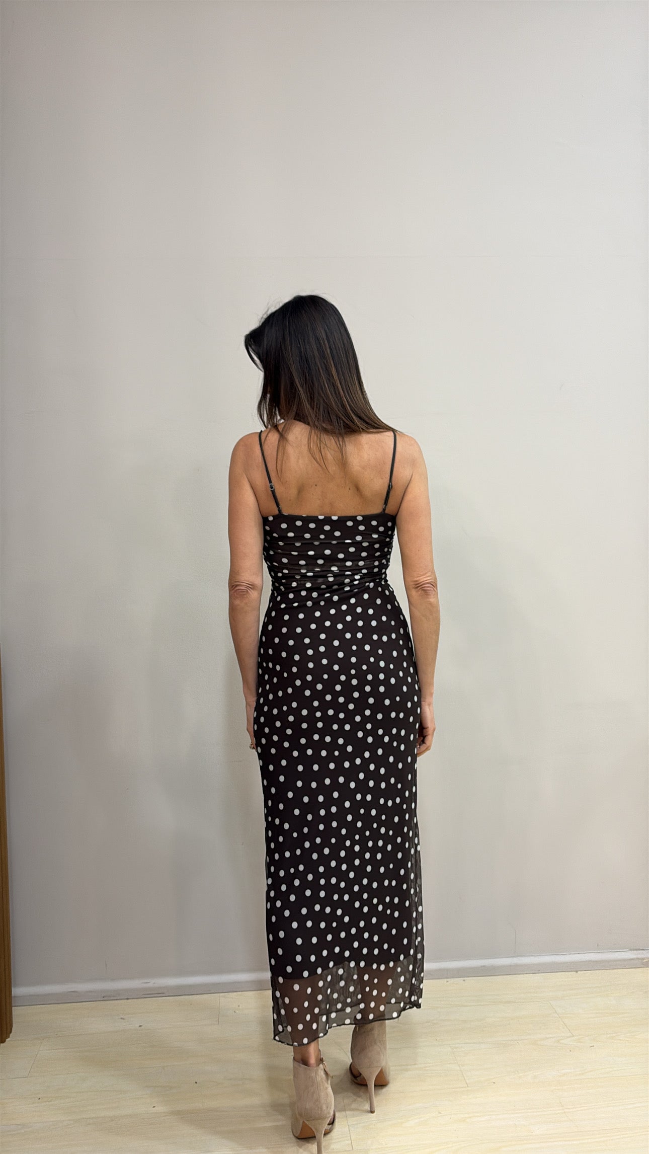 Abito tulle pois