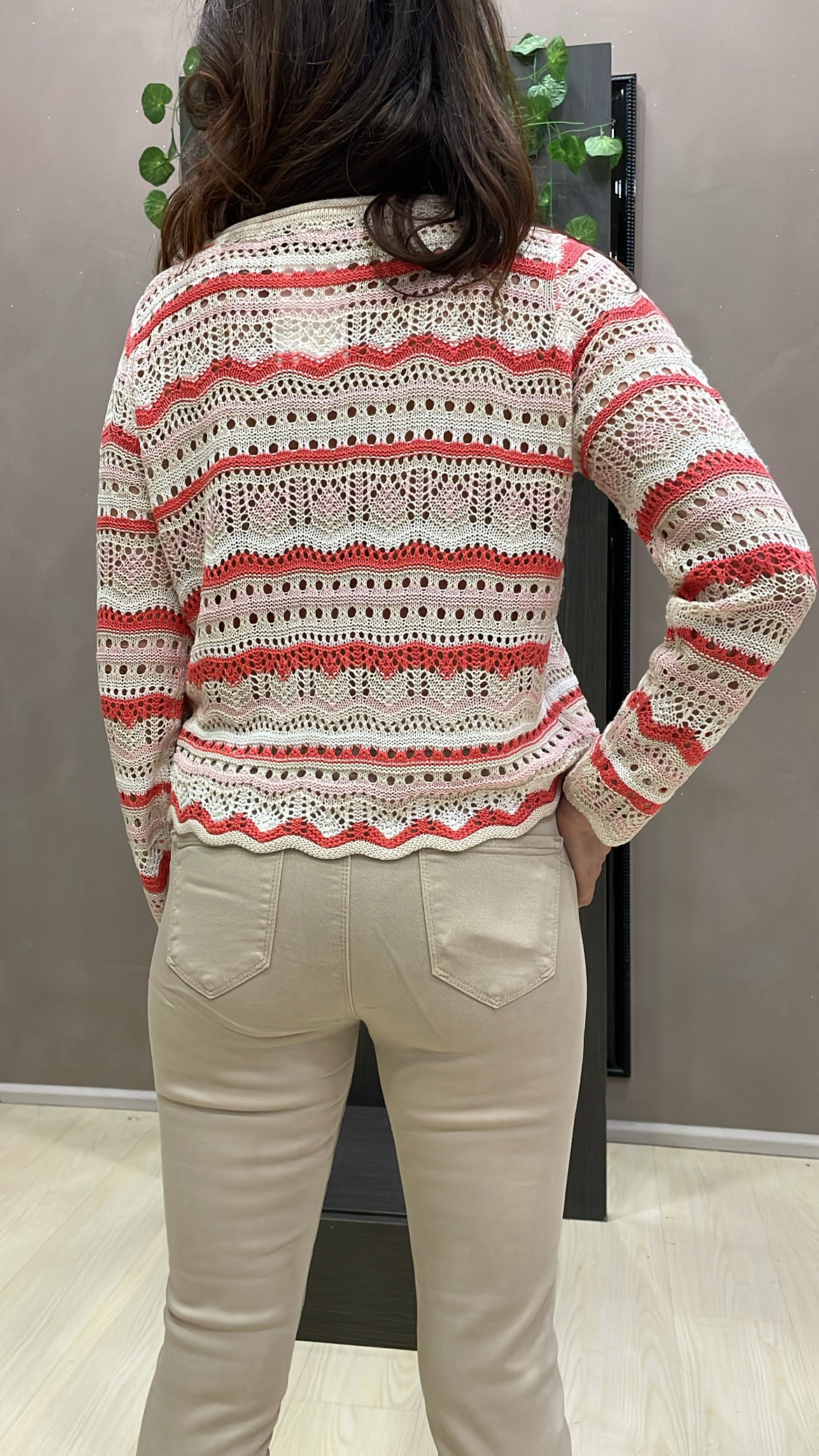 Maglia crochet fantasia
