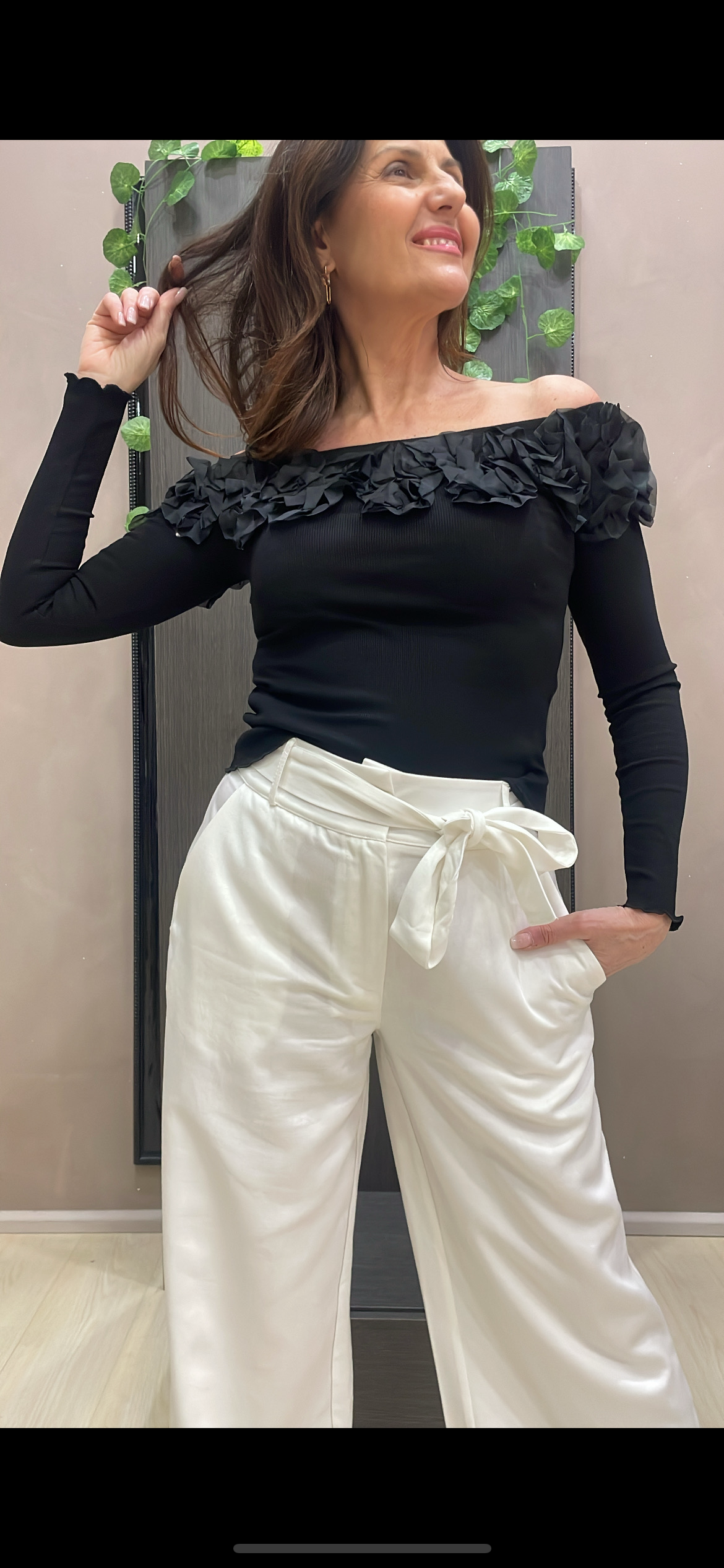 Maglia scollo spalle