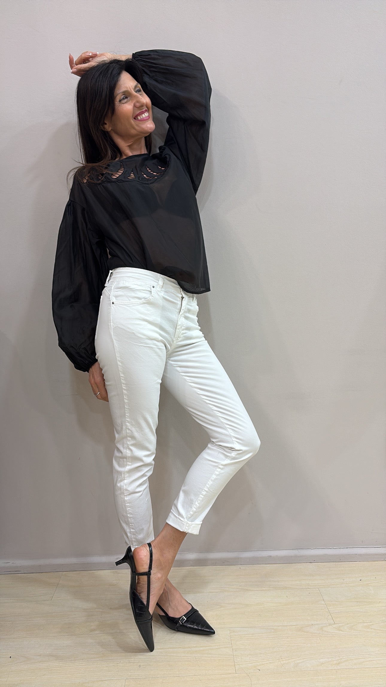 Blusa SUSY Mix ricamo