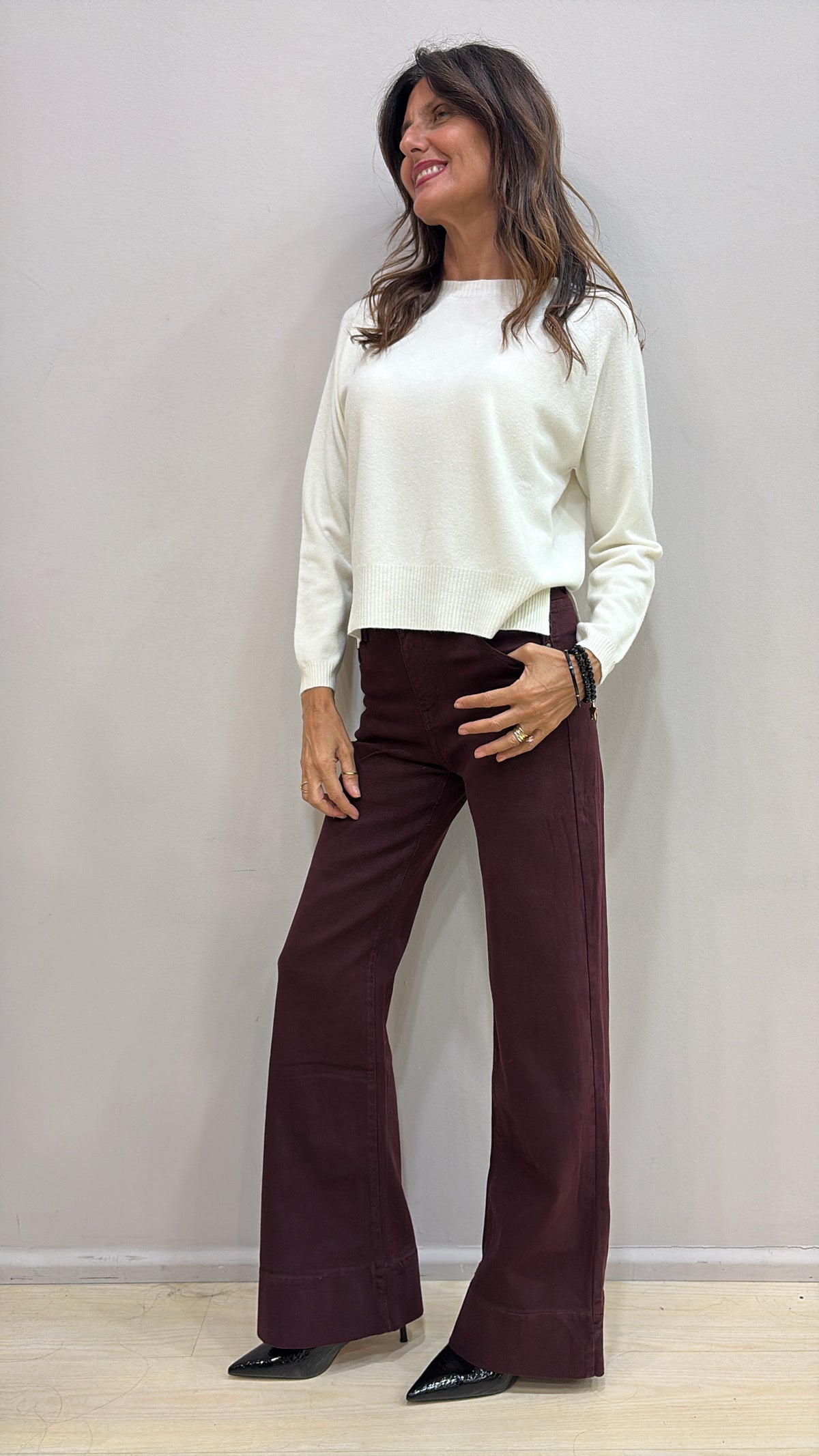 Maglia barchetta raglan Susy Mix