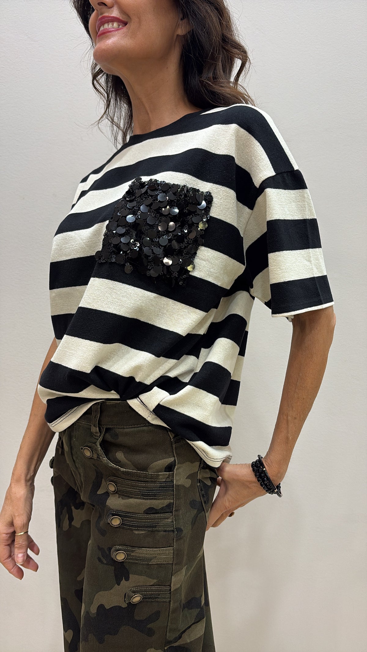 Maglia righe Susy Mix E 12388