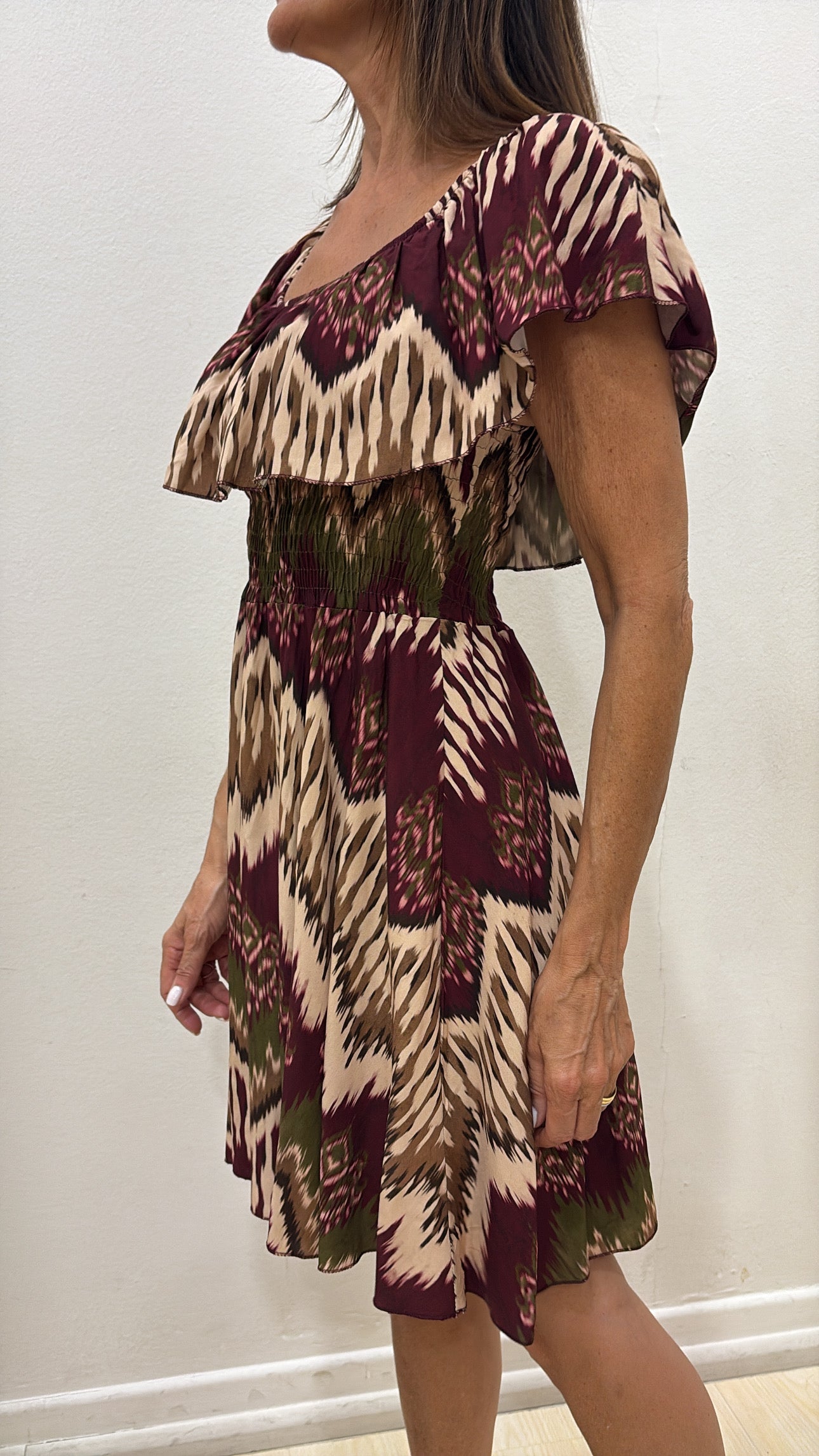 Abito Susy Mix con scollo bando’