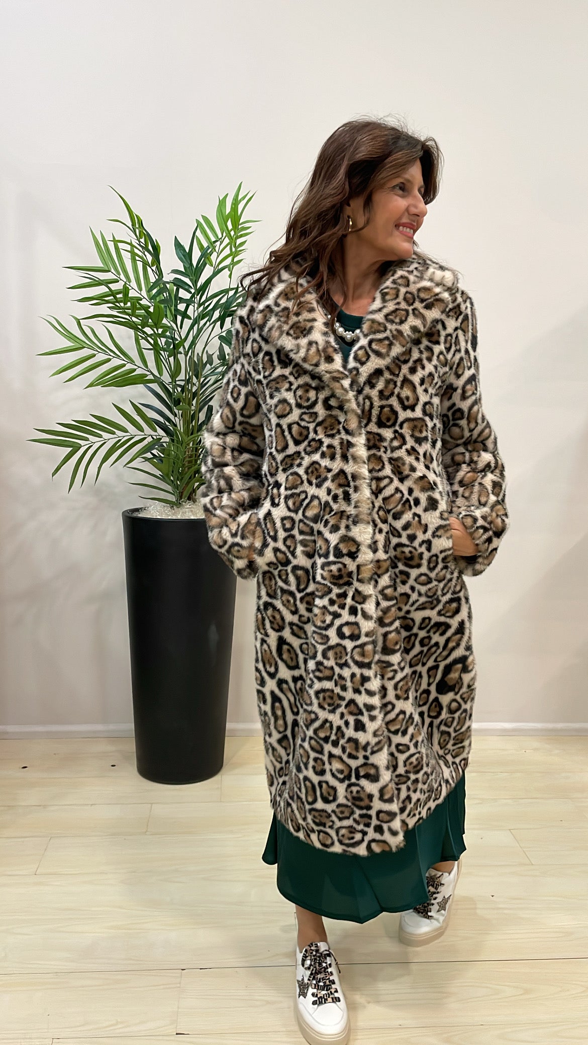 Cappotto eco fur