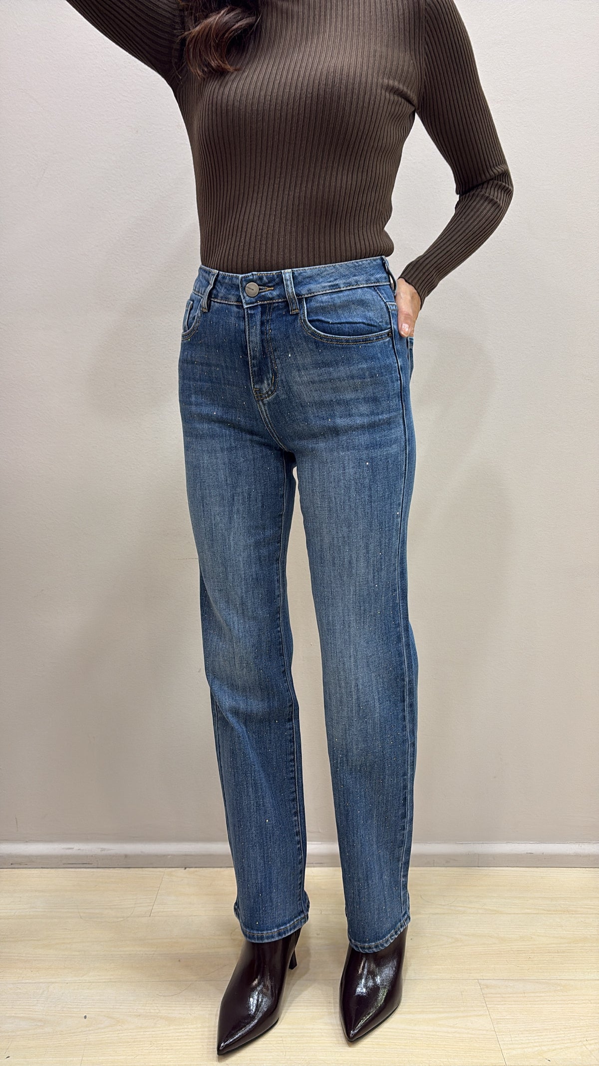 Jeans brillantino influencer  E158