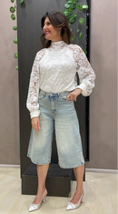 Blusa pizzo