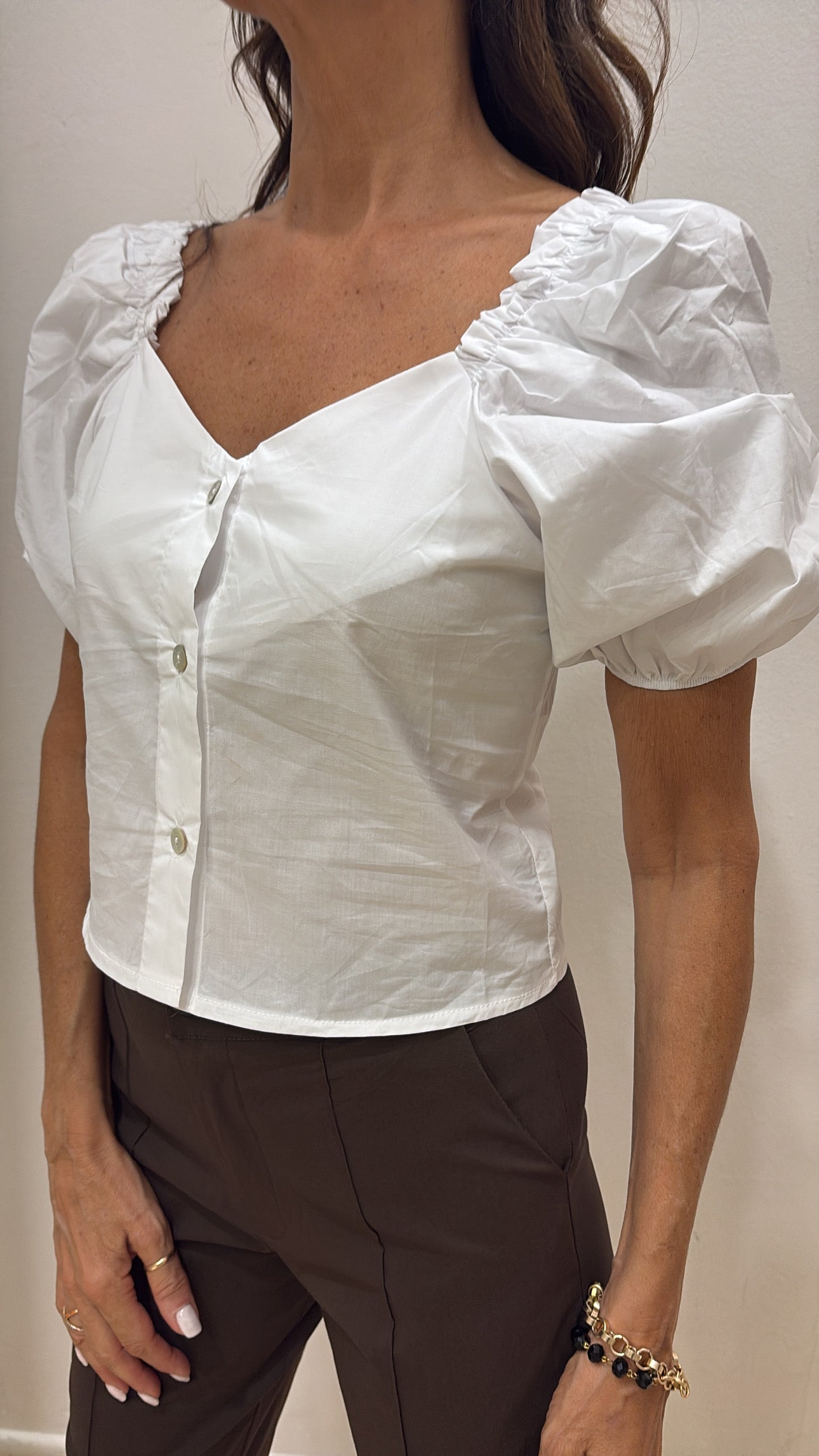 Blusa manica palloncino