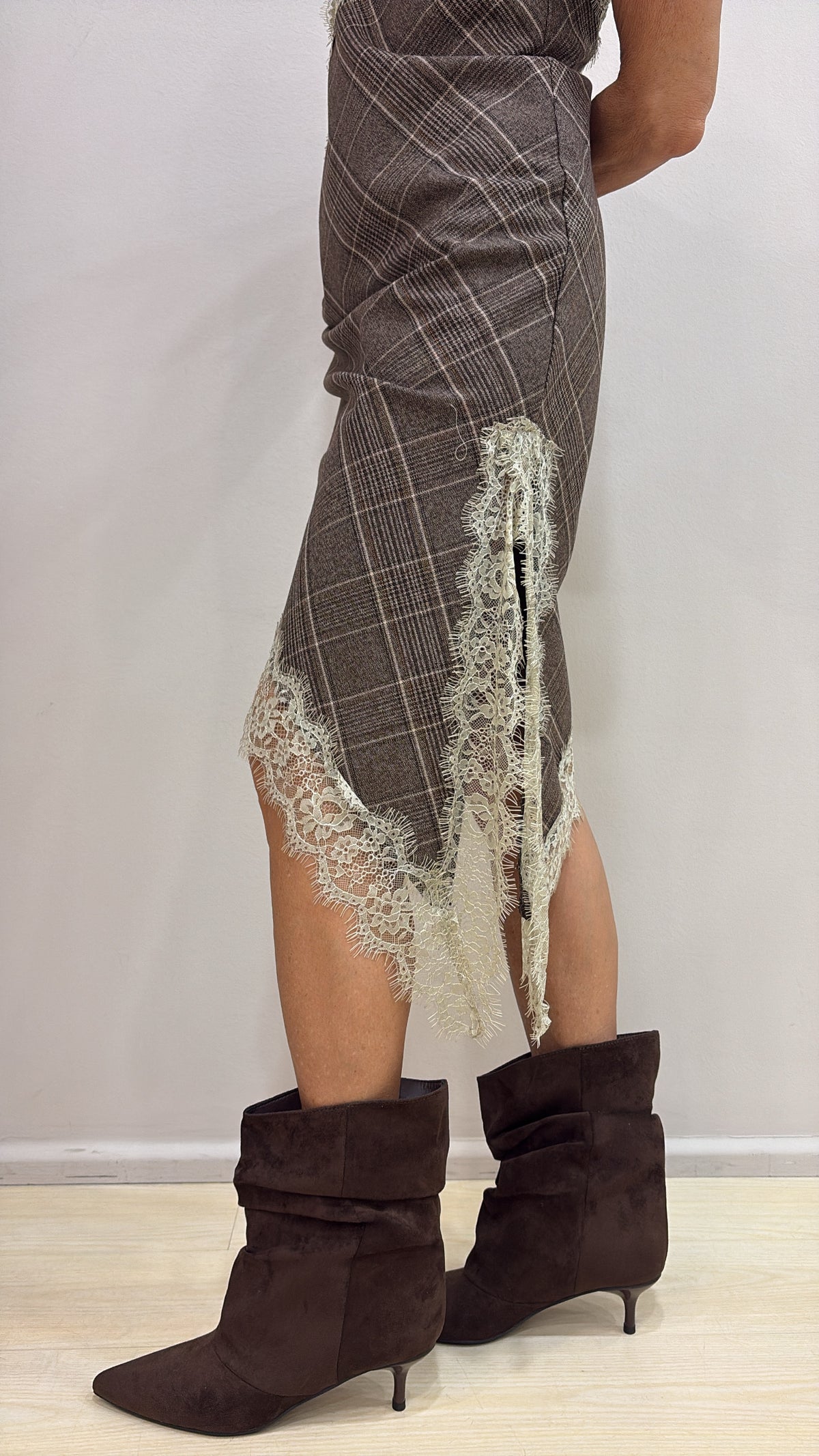 Abito Tartan Susy Mix E6742