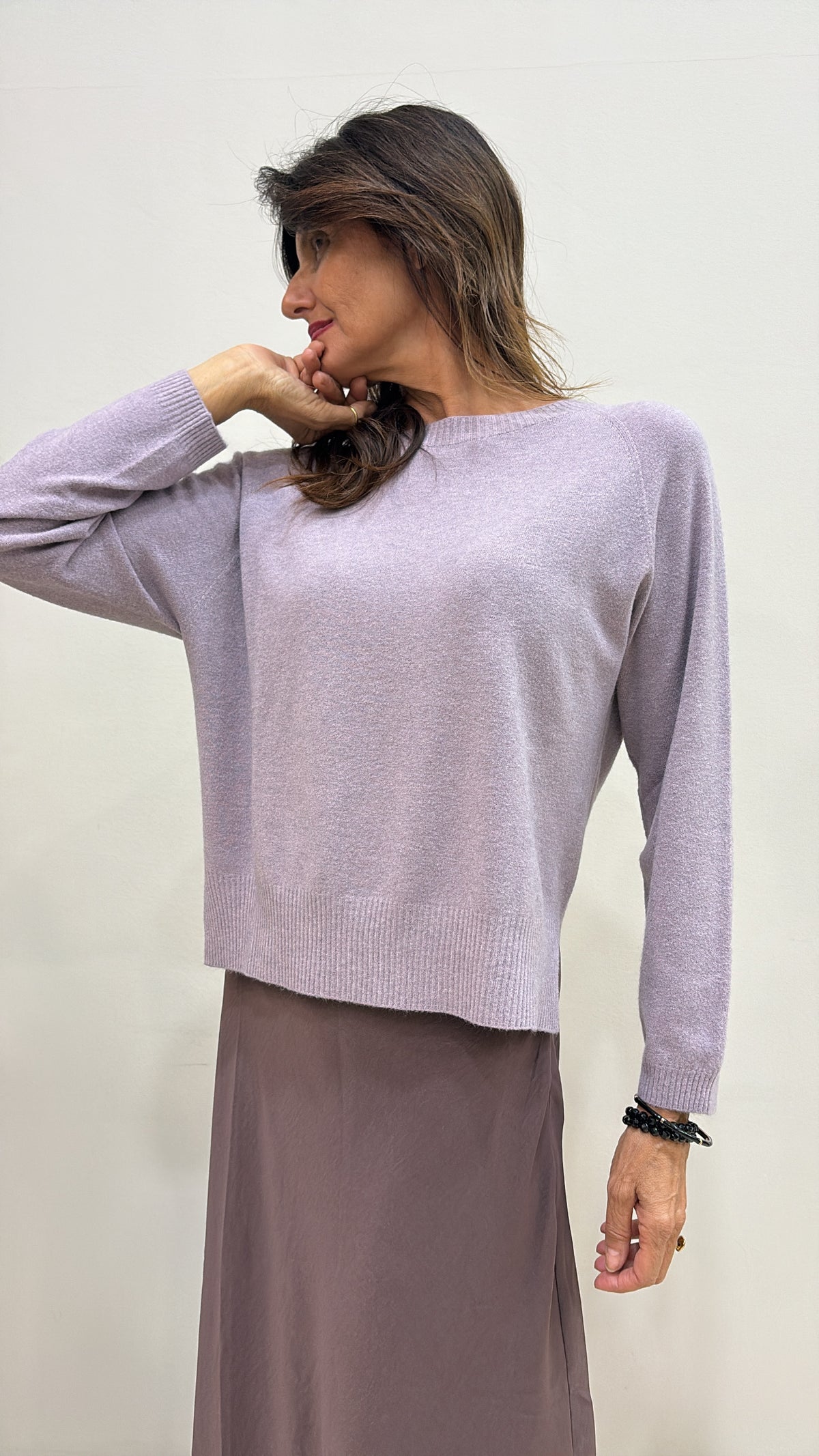 Maglia barchetta raglan Susy Mix