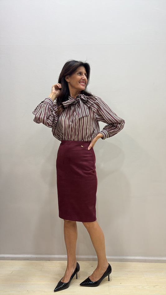 Blusa Susy Mix riga c/fiocco E 246613