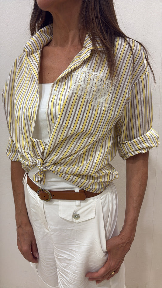 Camicia Susy Mix gessata