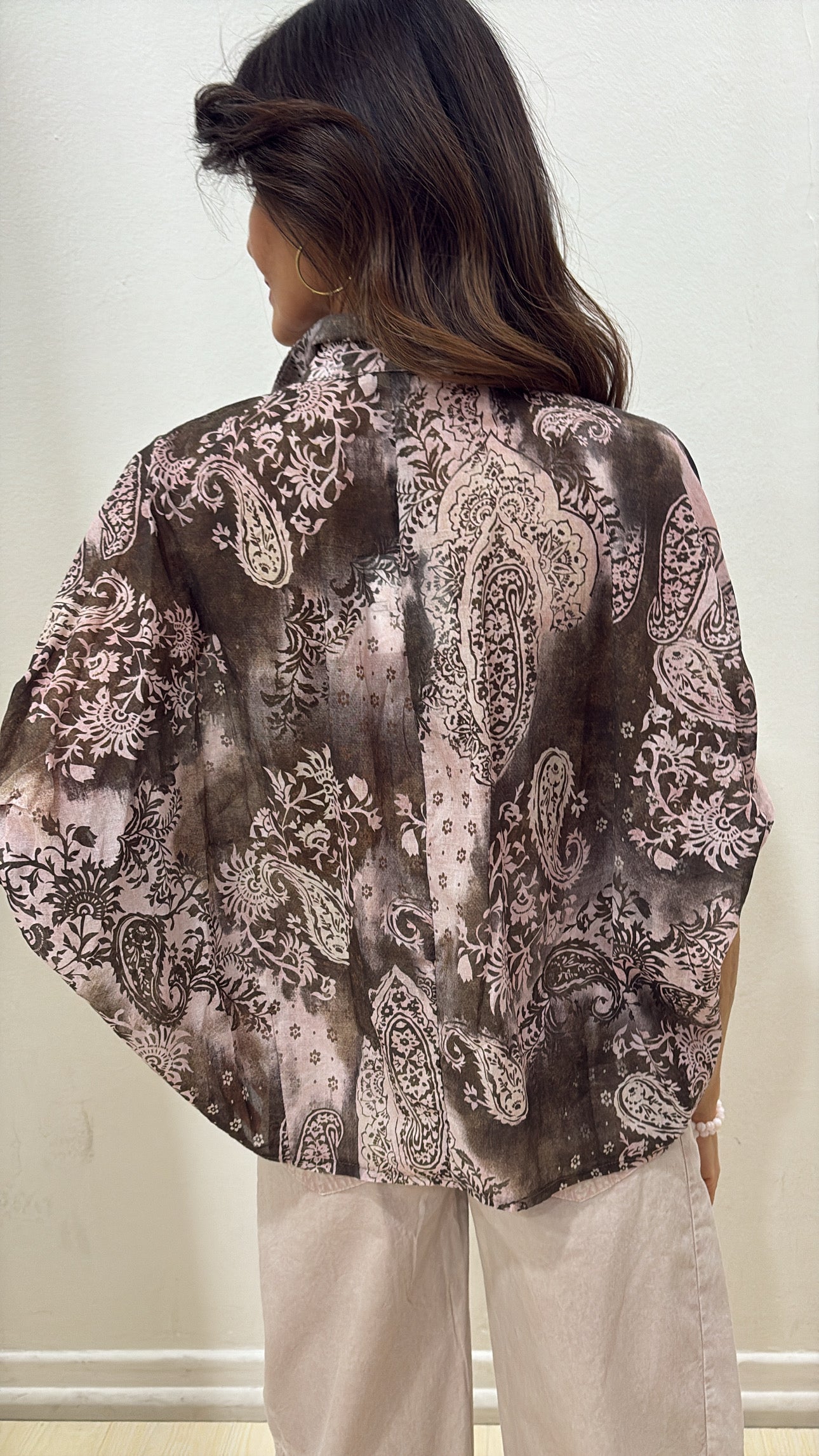 Camicia fantasia cachemire