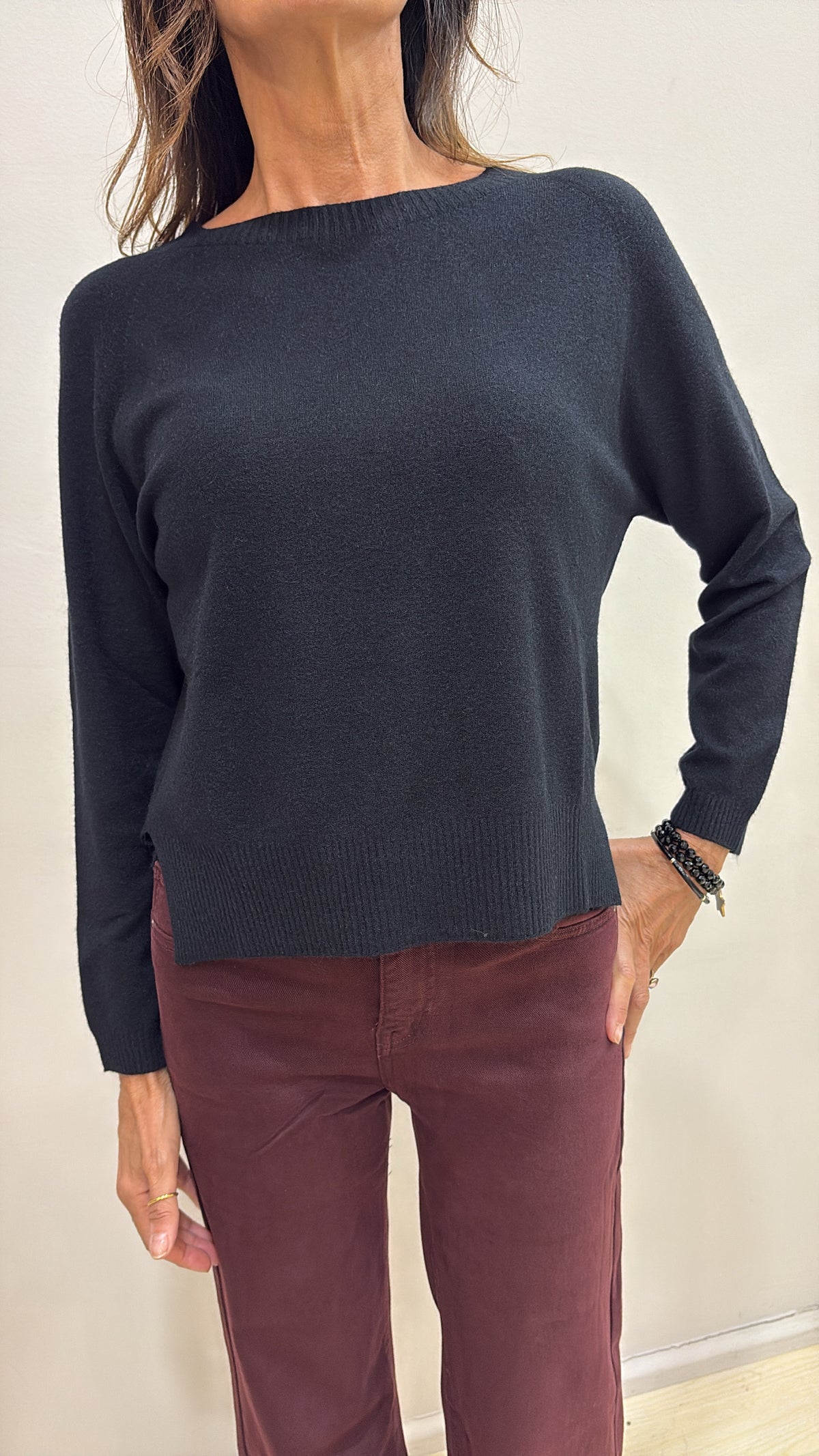 Maglia barchetta raglan Susy Mix