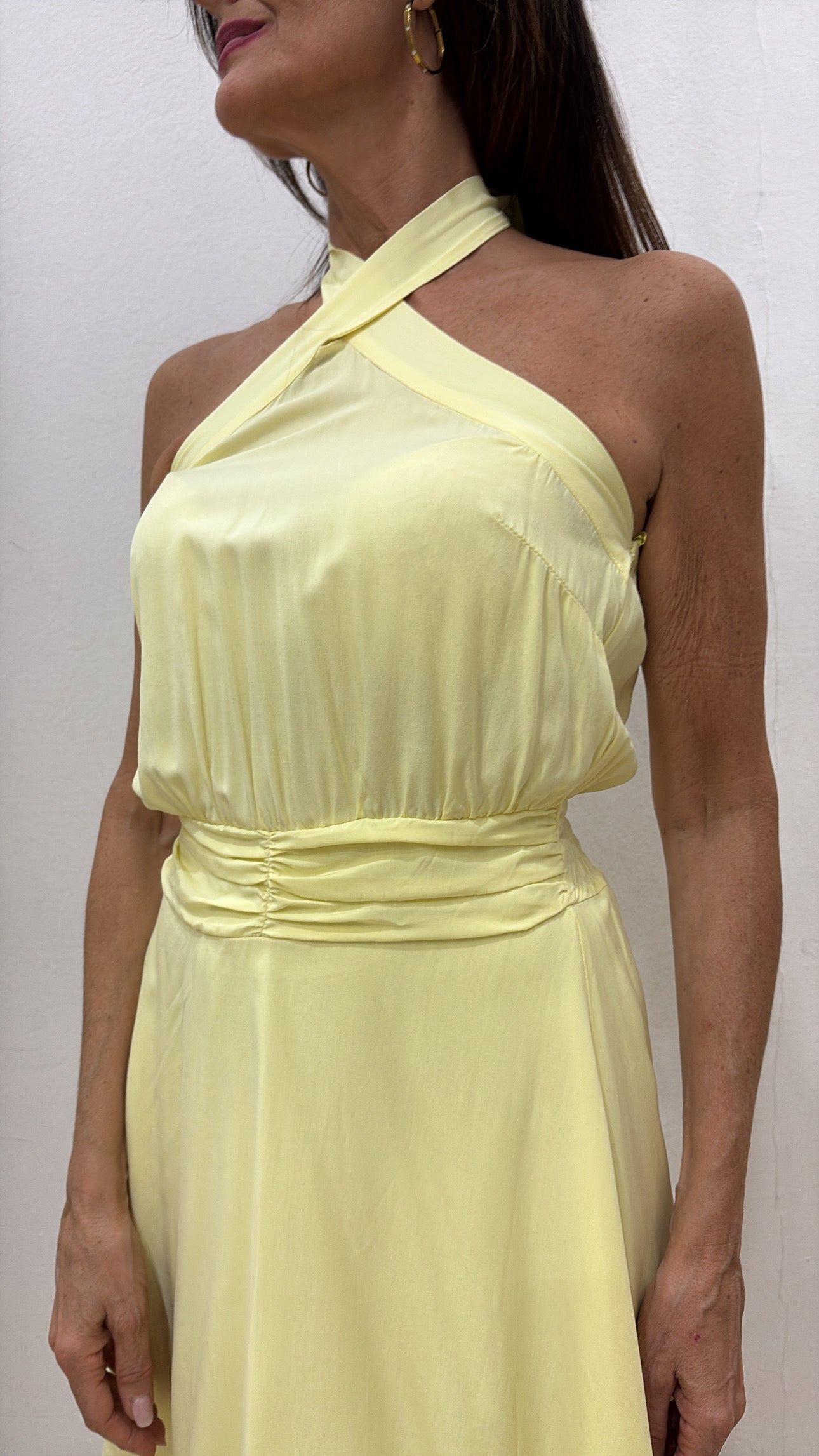 Abito C. Halter incrocio