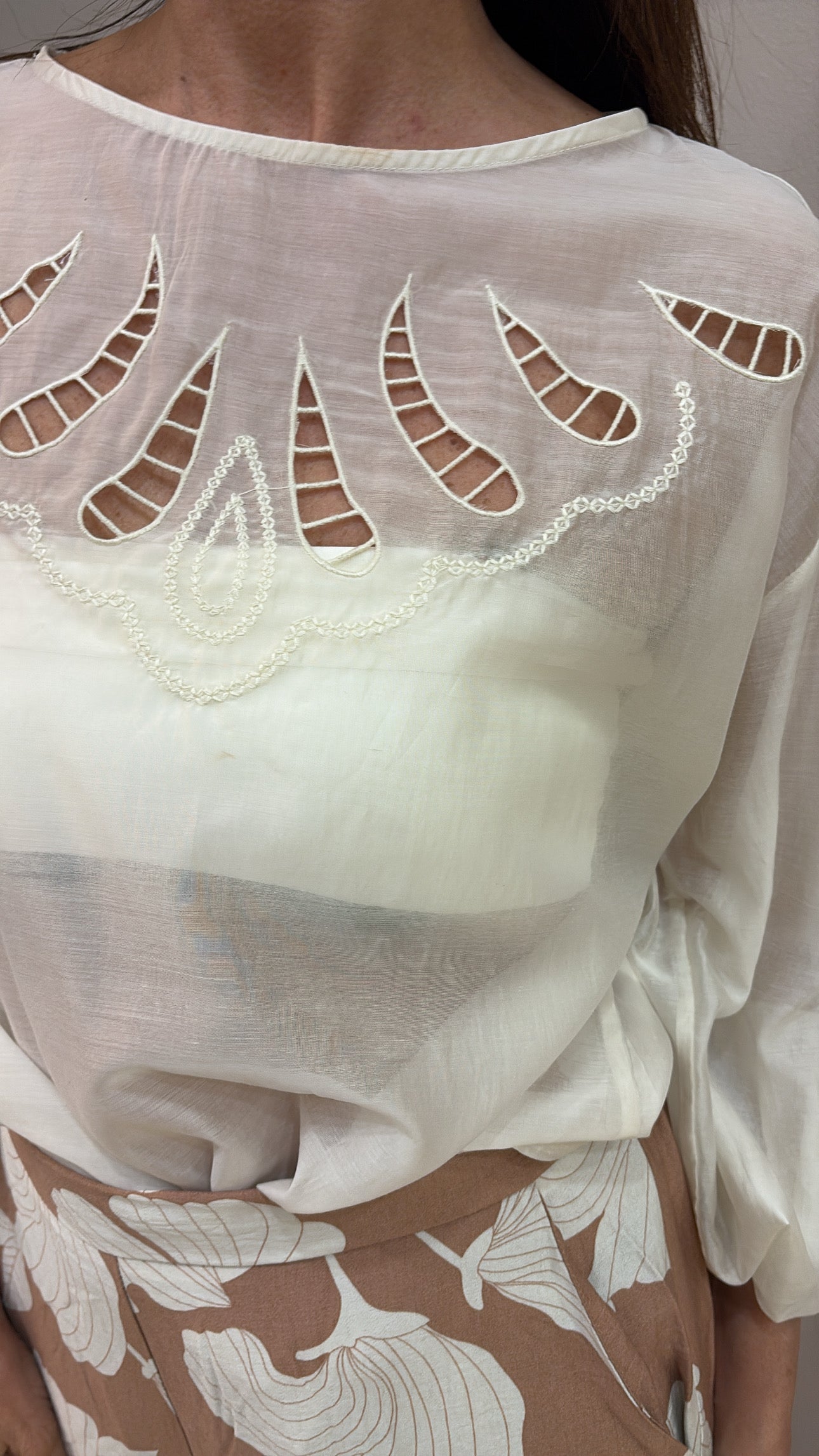 Blusa SUSY Mix ricamo