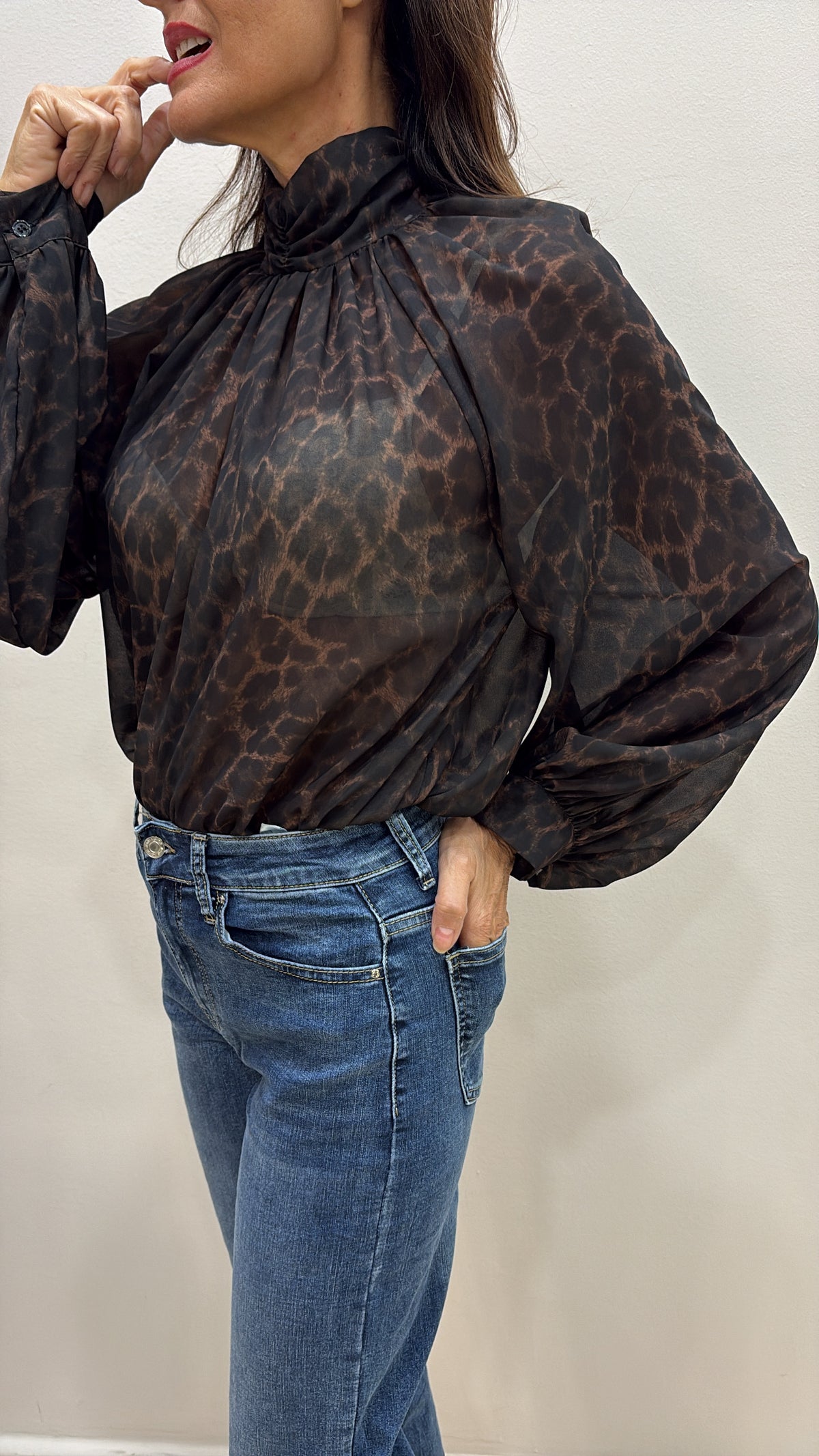 Blusa animalier Susy Mix E 81828