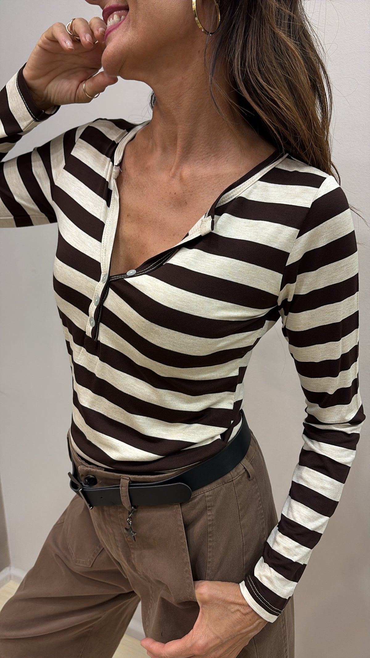 Serafino rigata Susy Mix  E 9277
