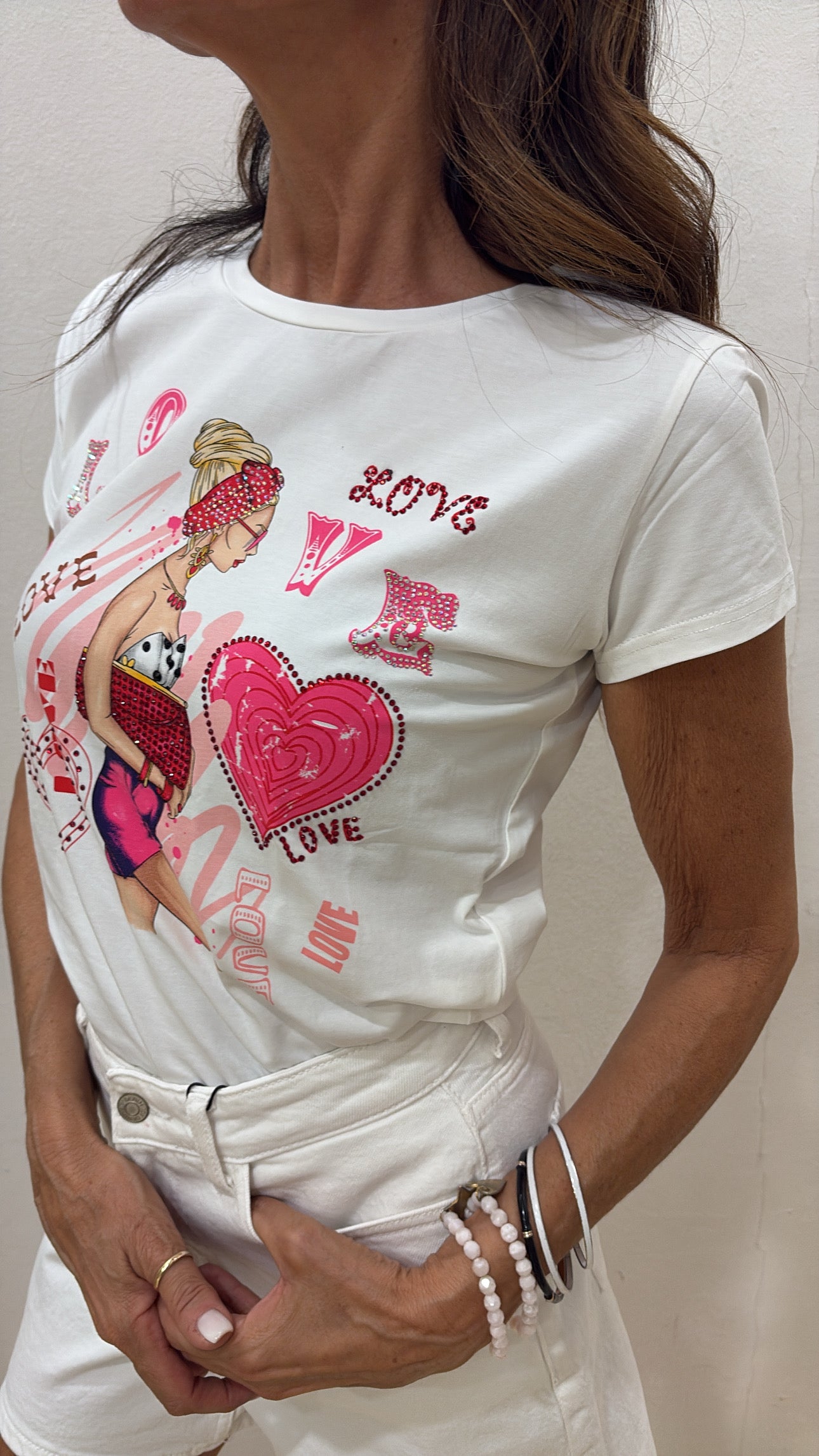 T.Shirt stampa Girl
