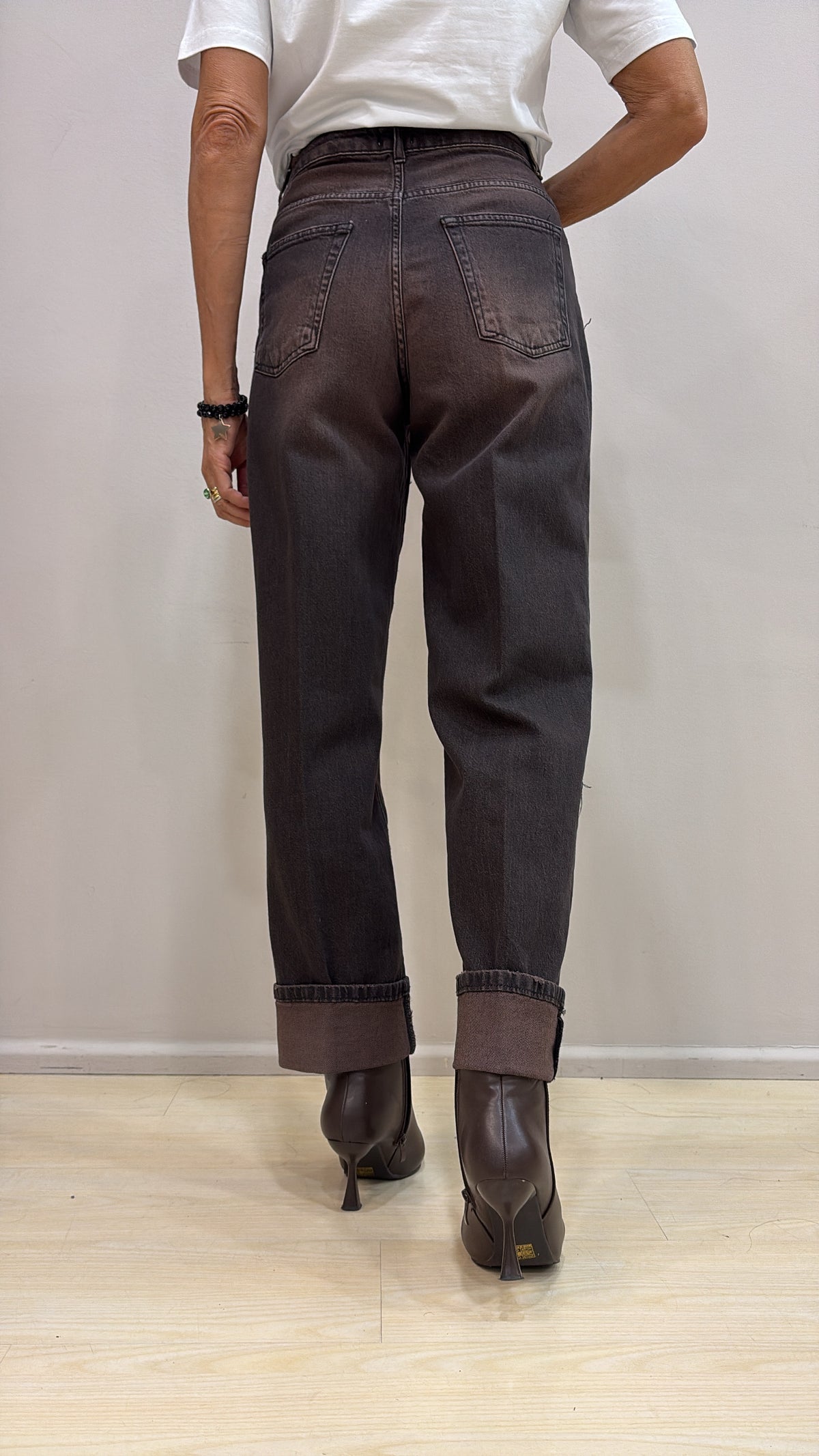 Jeans Susy Mix con risvolto E 076