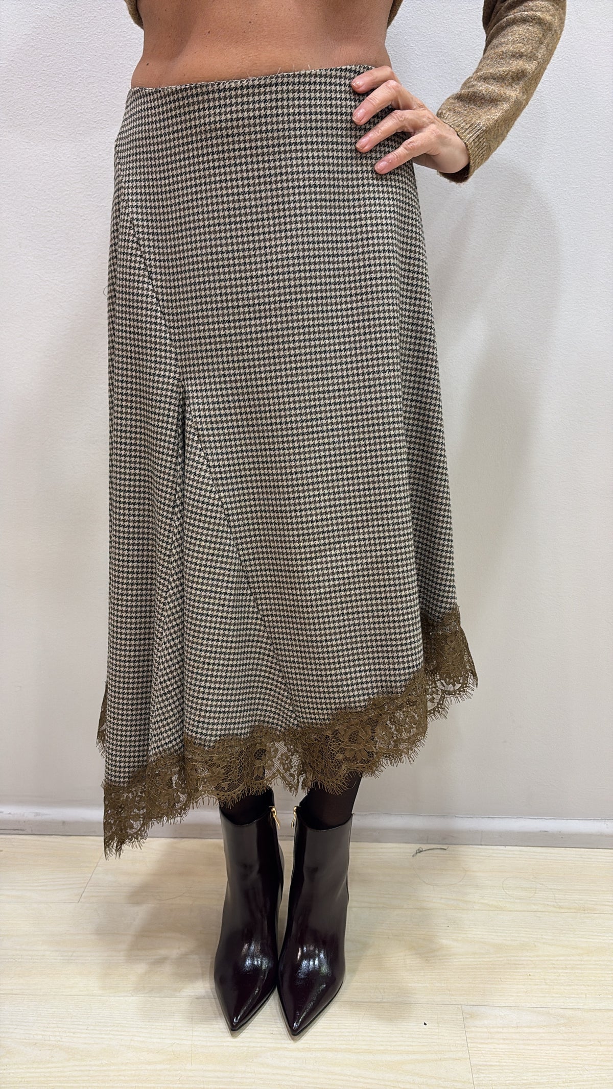 Gonna Piede de Poule Susy Mix E 56784