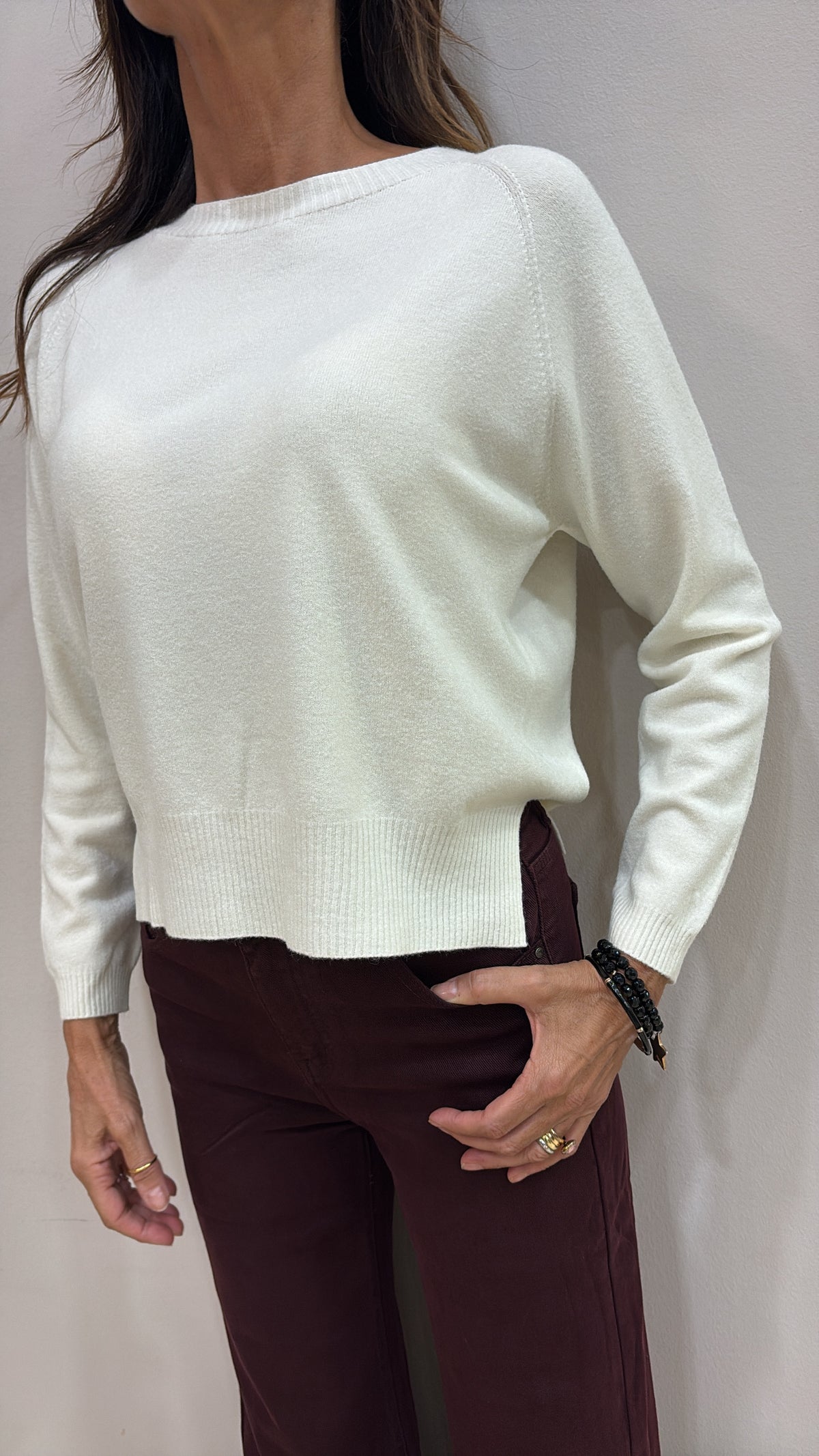 Maglia barchetta raglan Susy Mix