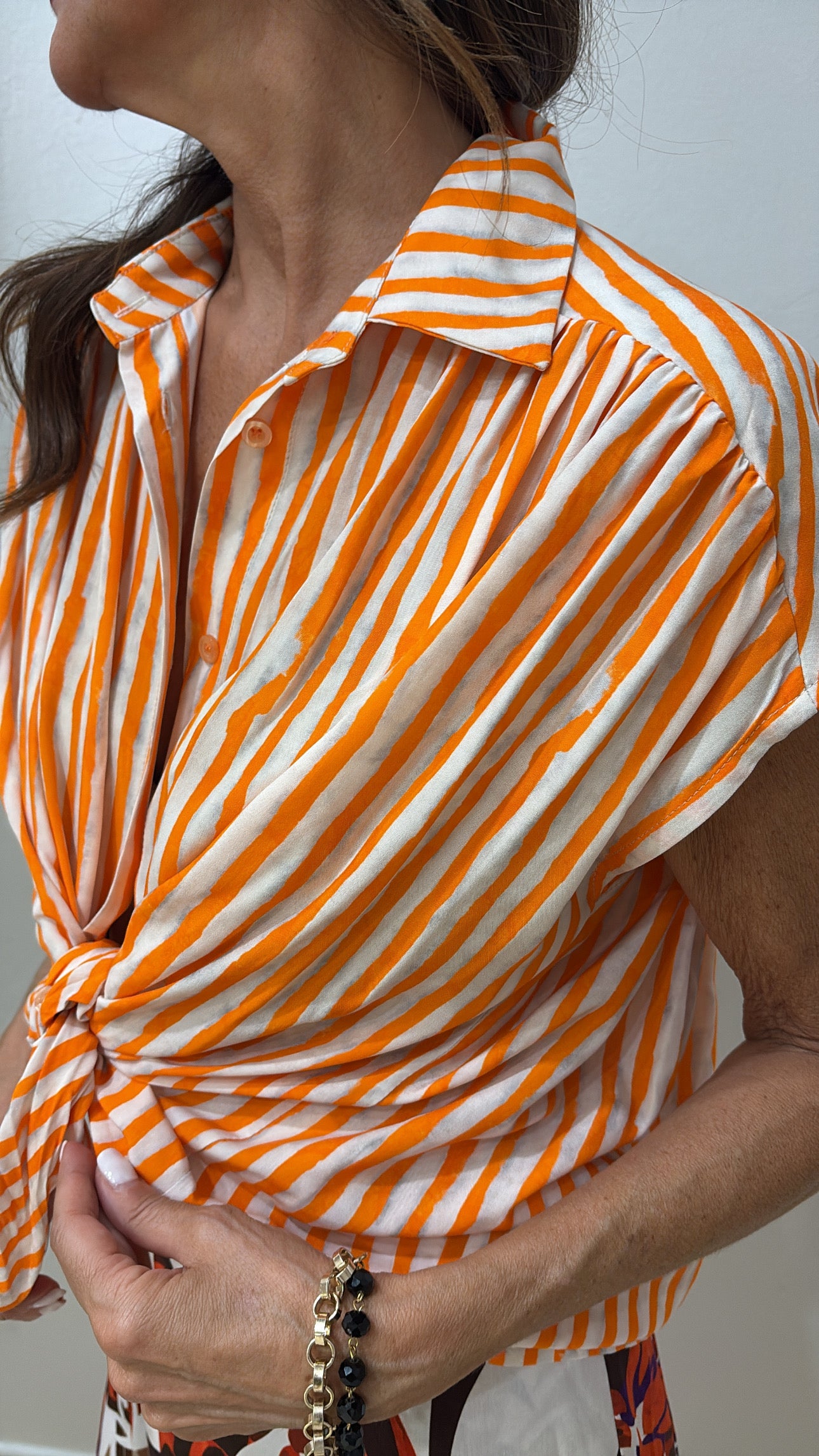 Camicia riga con nodo Susy Mix