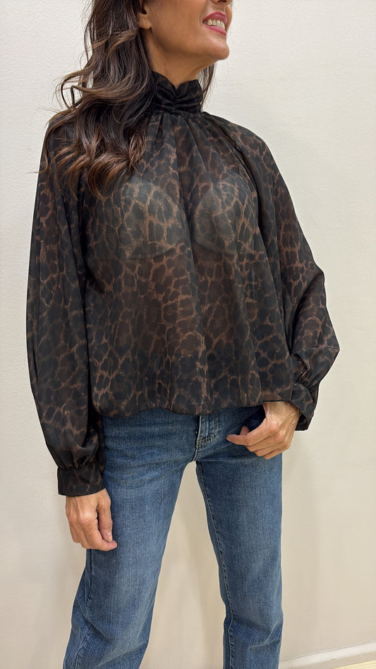 Blusa animalier Susy Mix E 81828