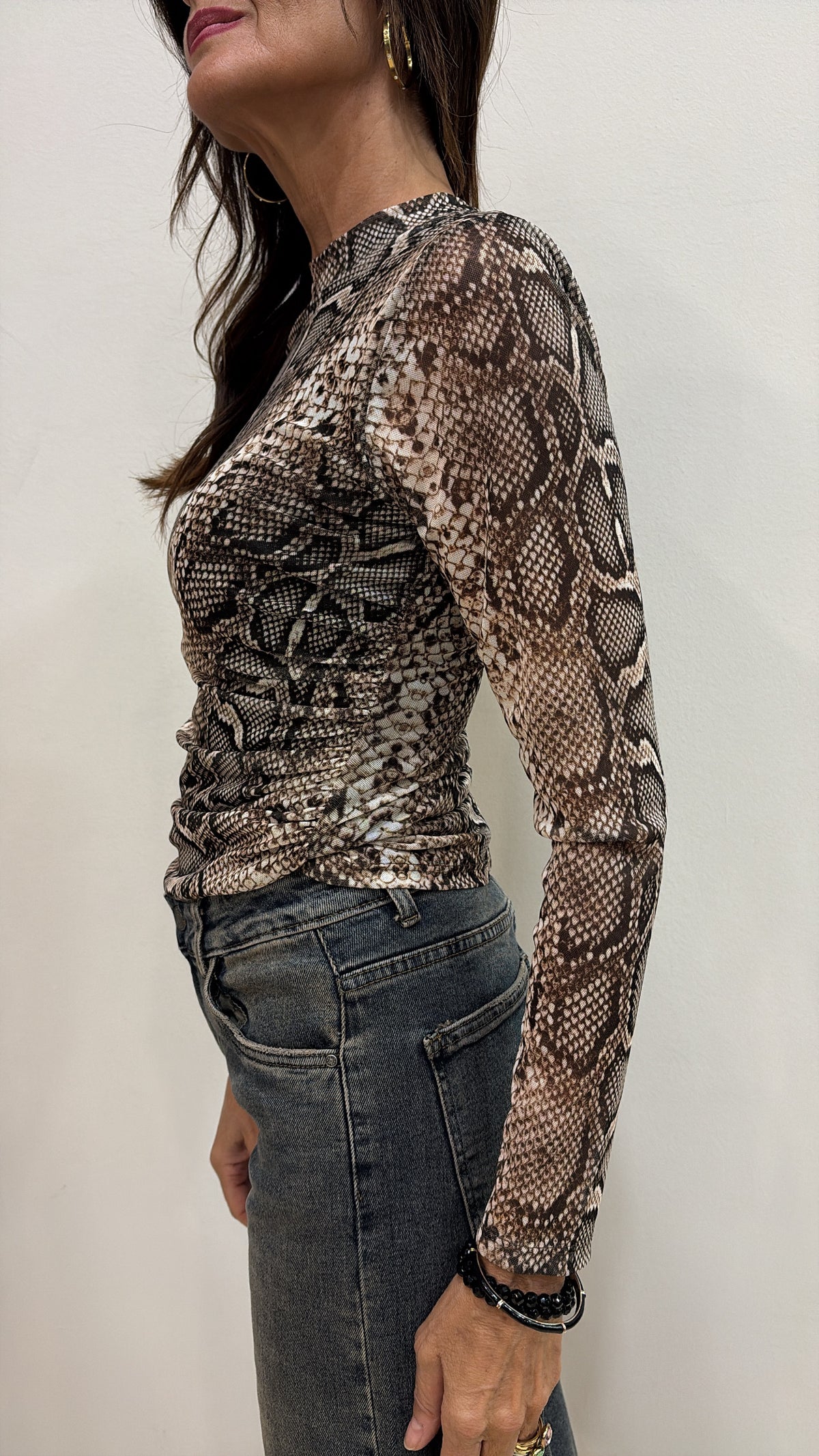 Maglia Cut Out Pitone TwoWay