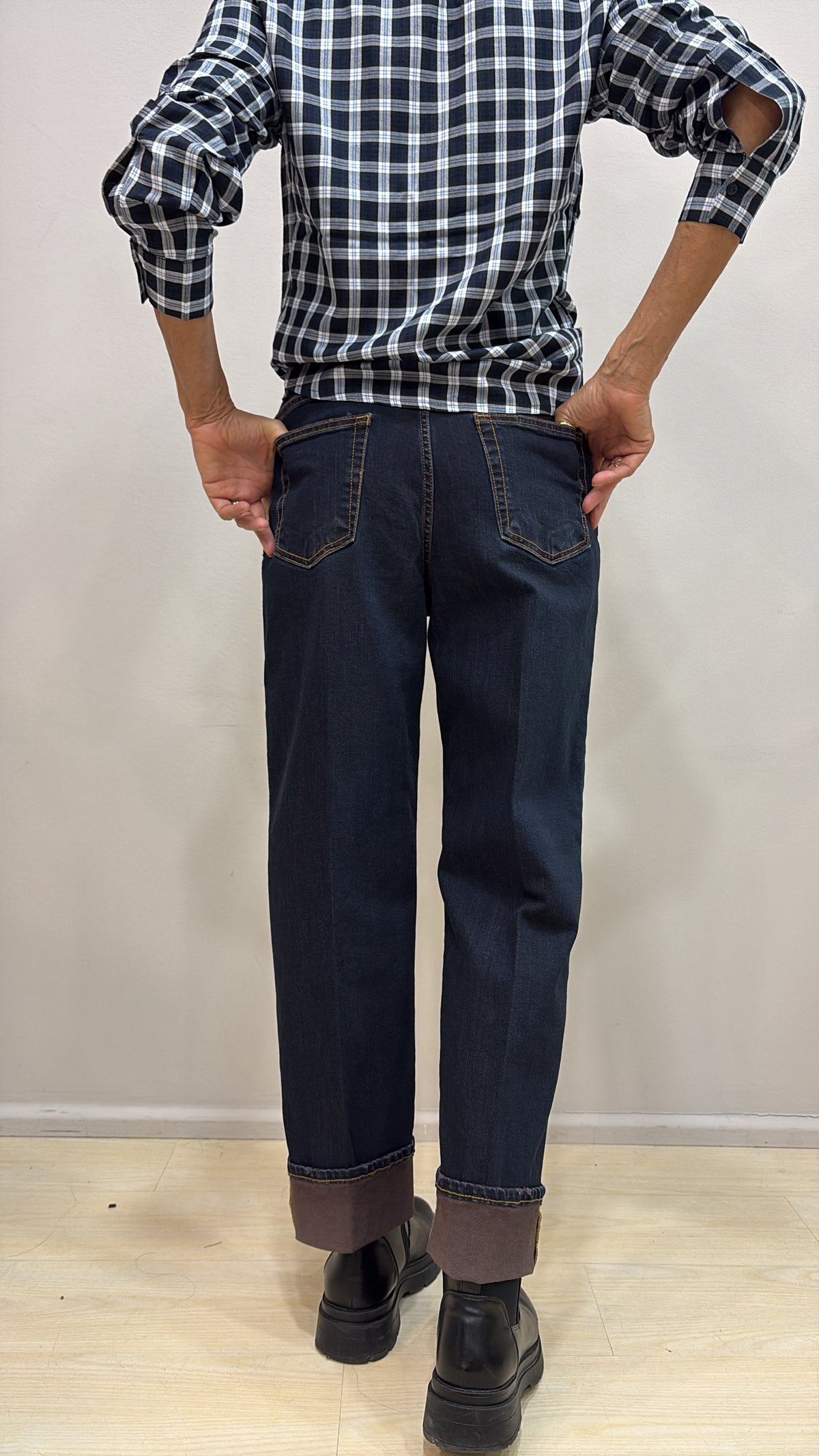 Jeans Susy Mix con risvolto E 076