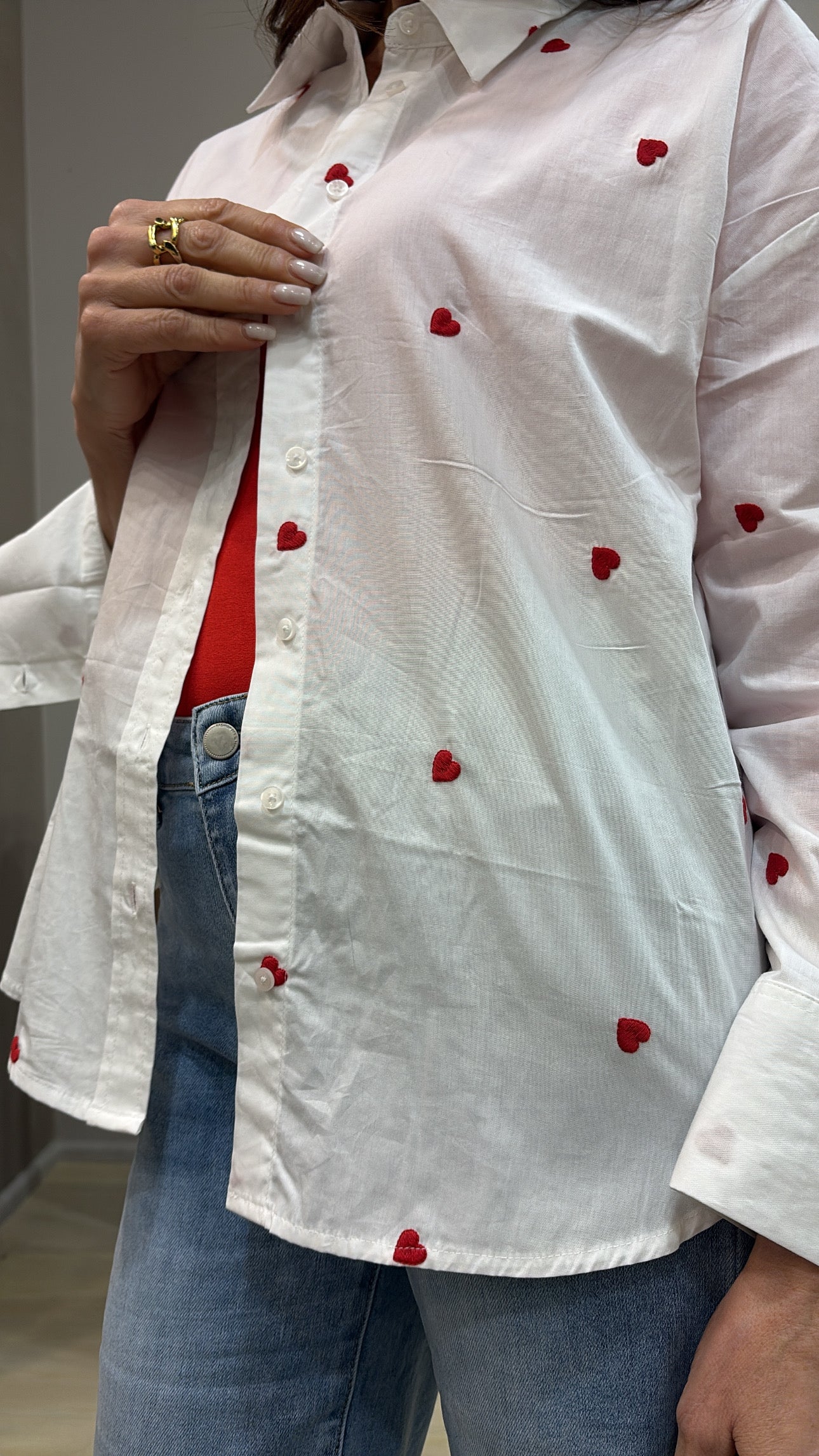 Camicia cuoricini