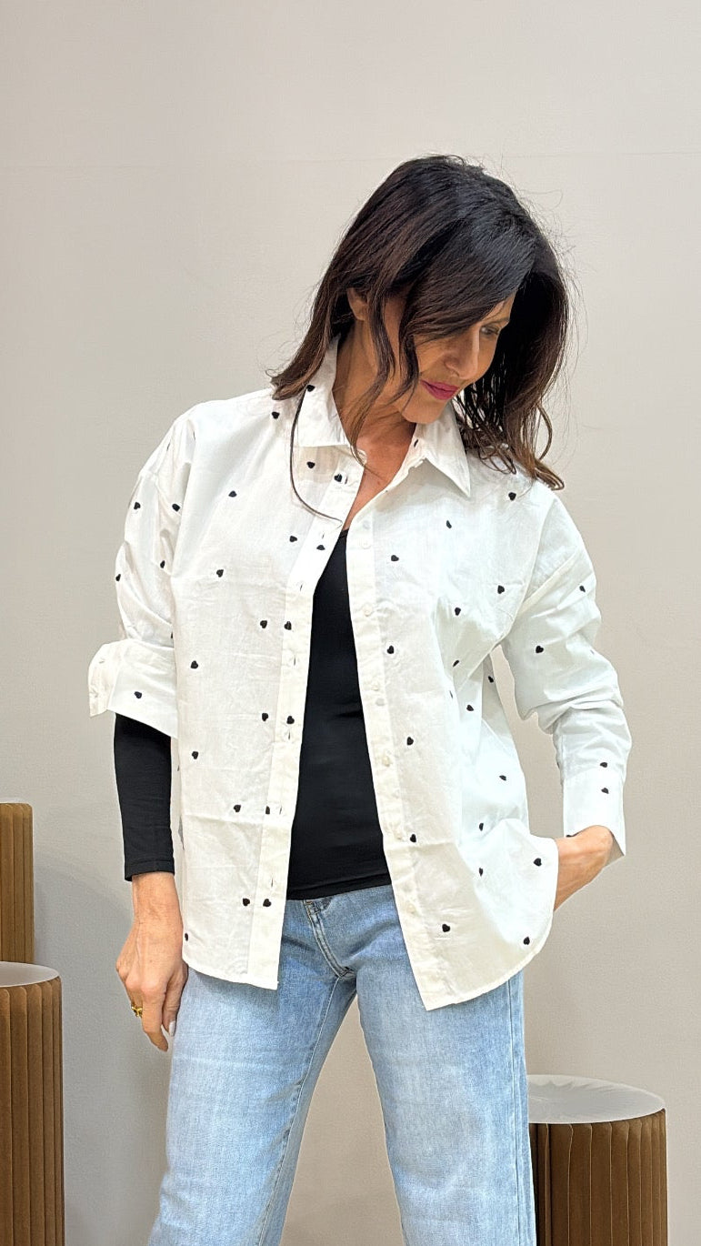 Camicia cuoricini