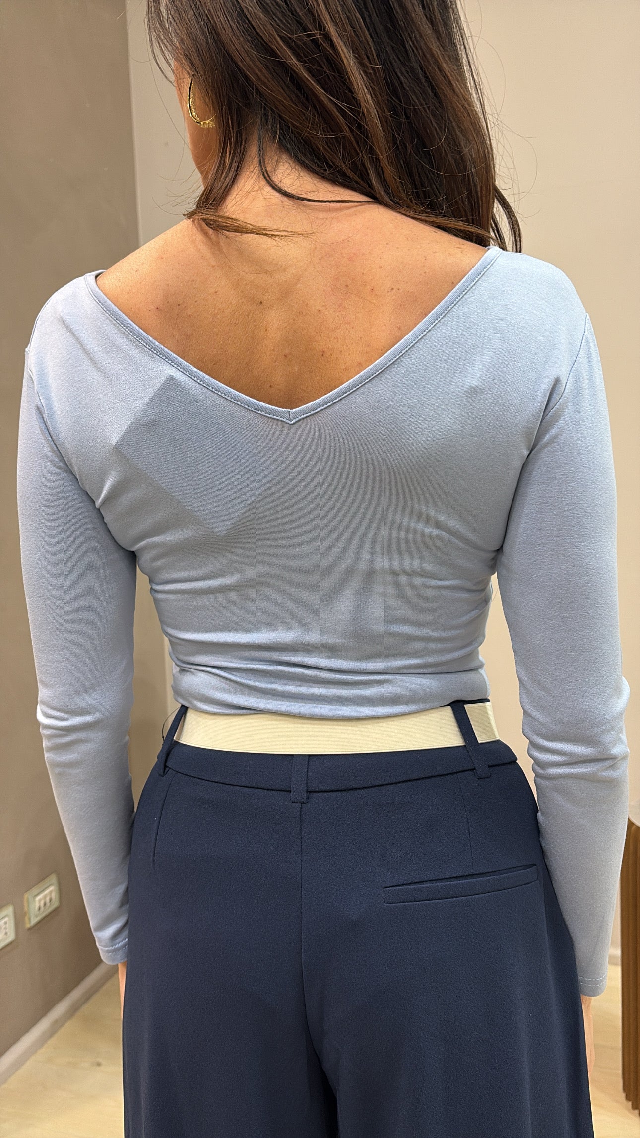 Maglia doppio scollo V