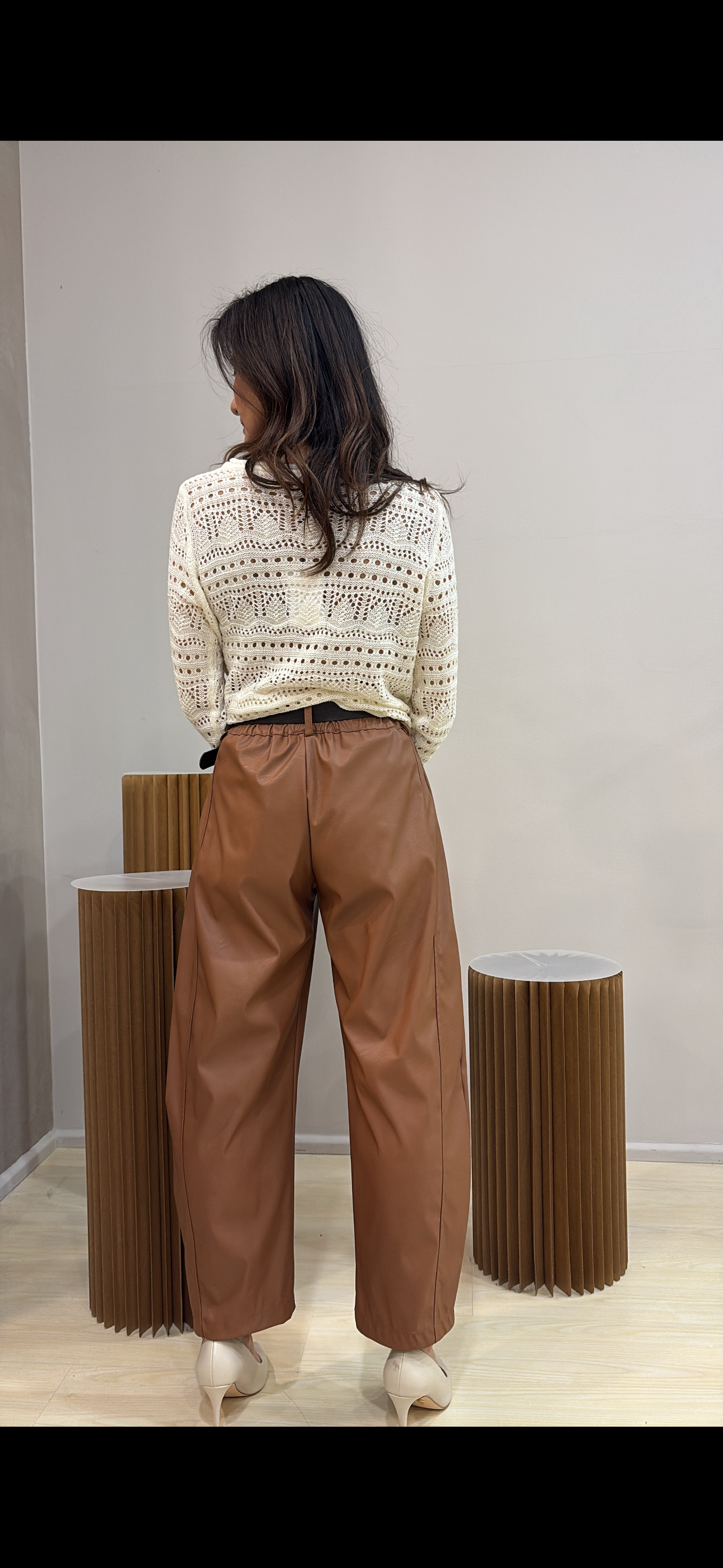 Pantalone Ecopelle