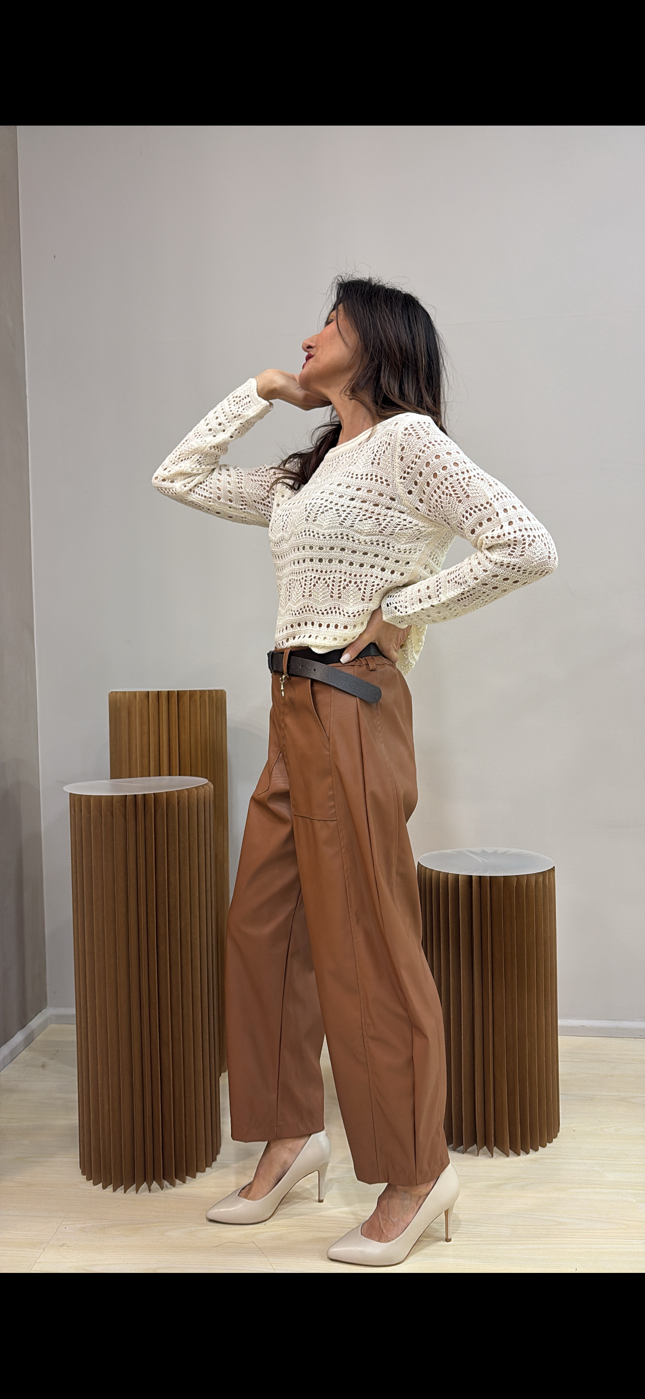 Pantalone Ecopelle