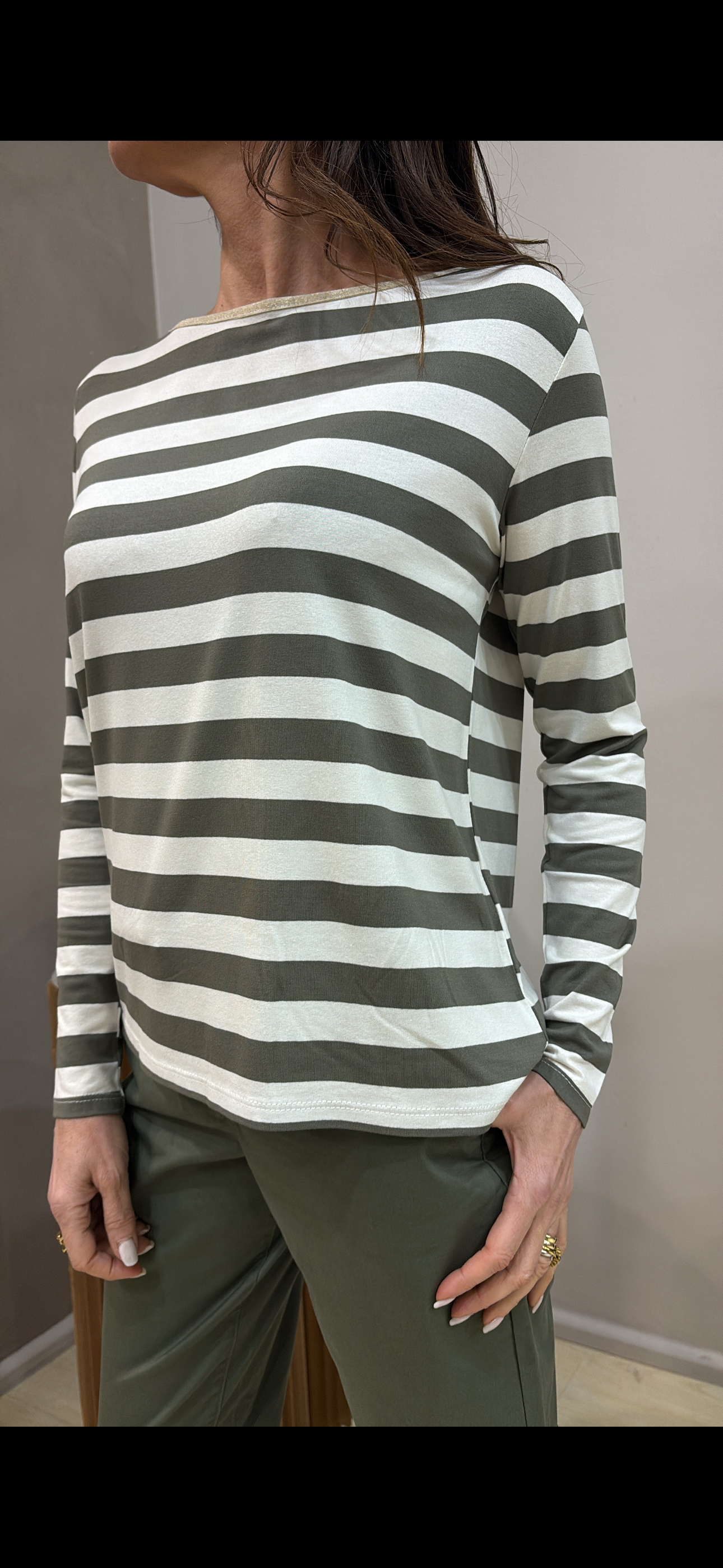 Maglia righe barchetta