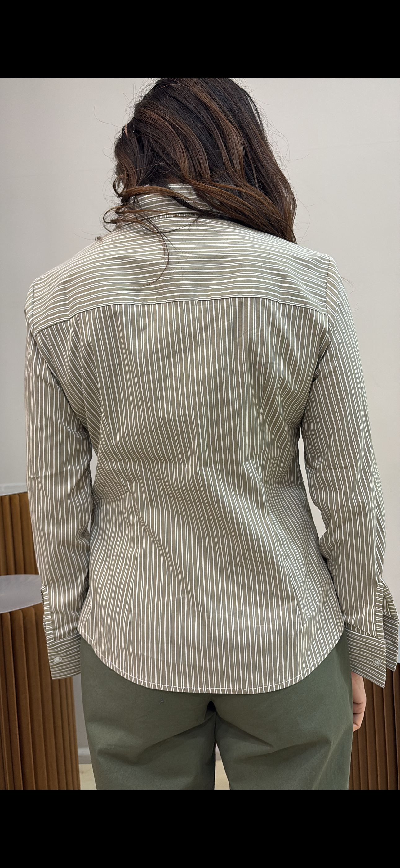 Camicia bottone gioiello