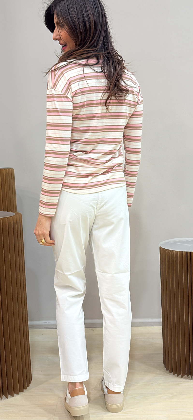 Maglia righe ‘V”