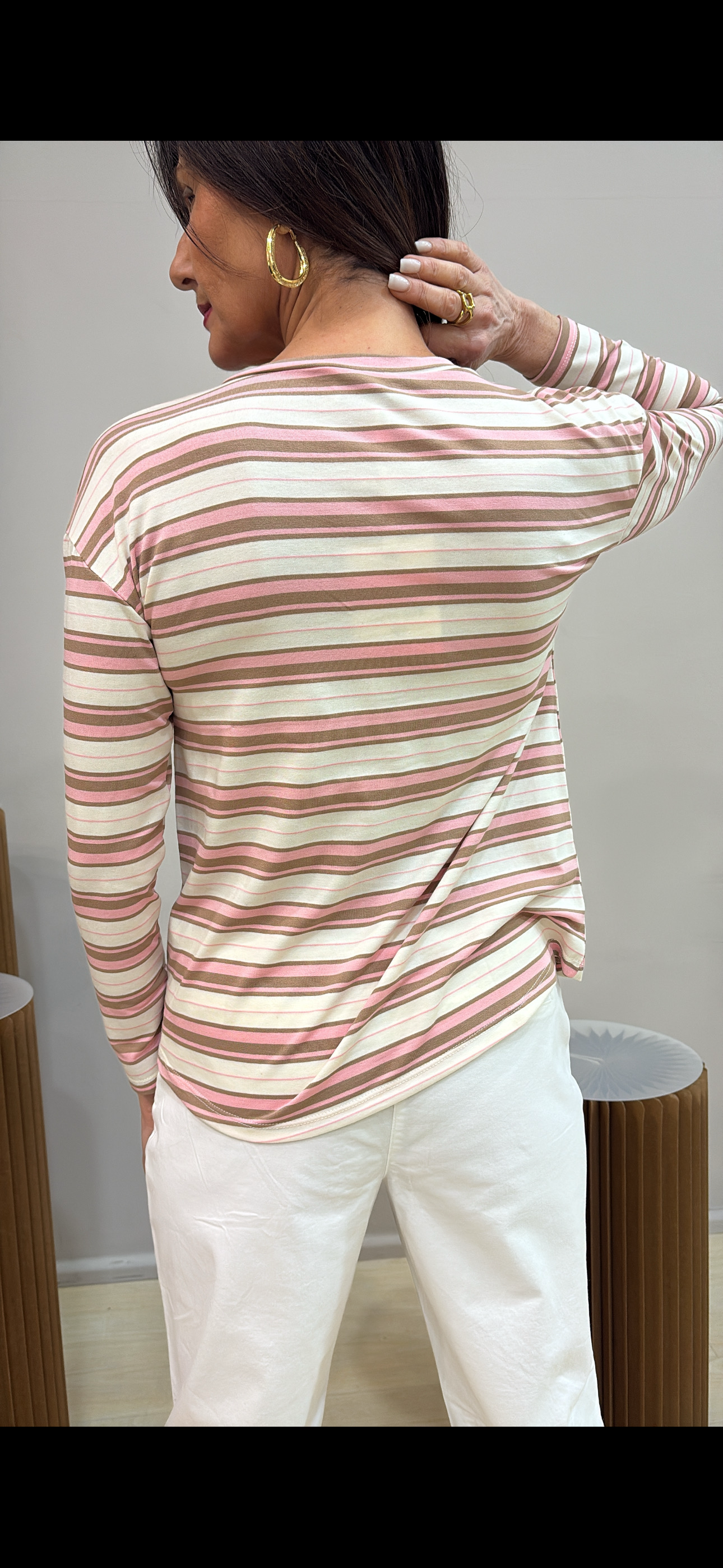 Maglia righe ‘V”