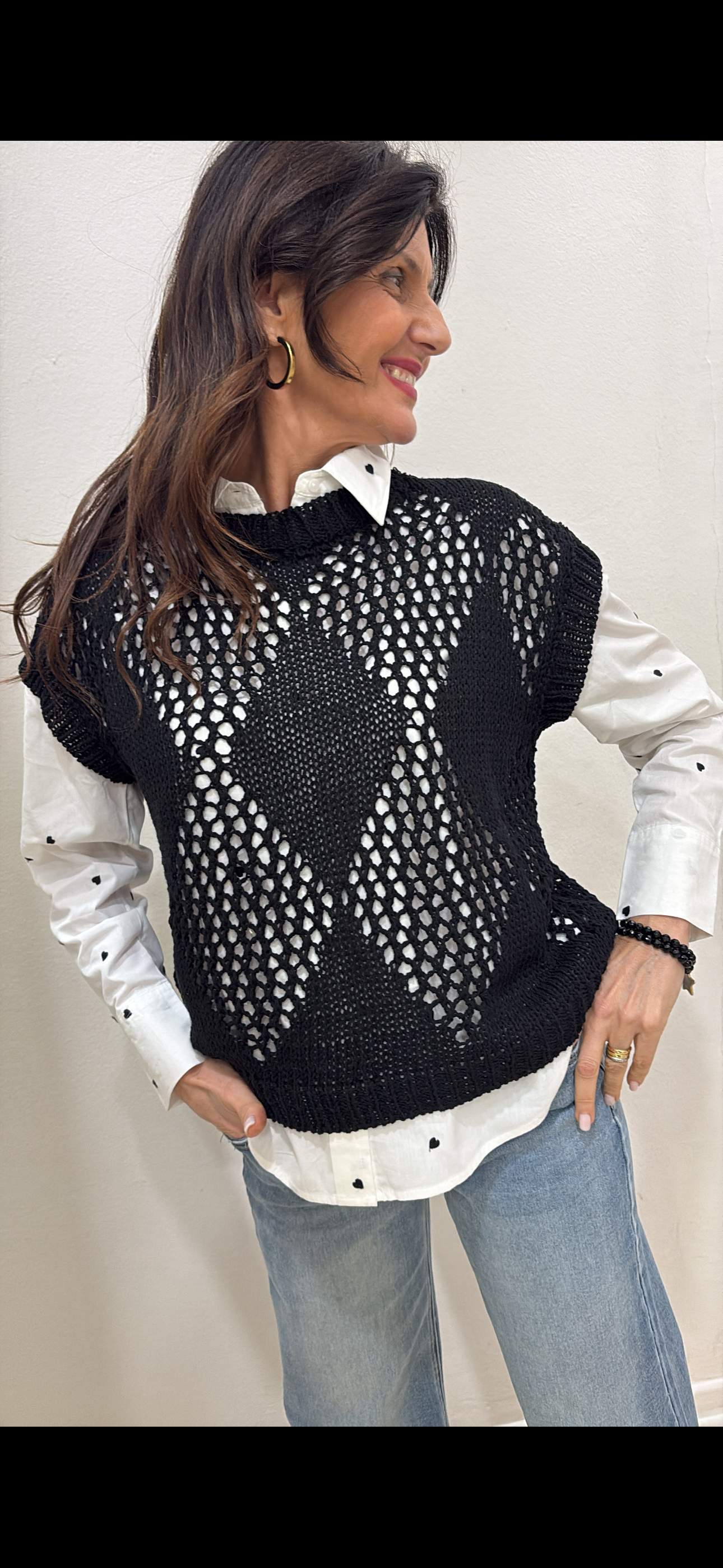 Gilet Susy Mix