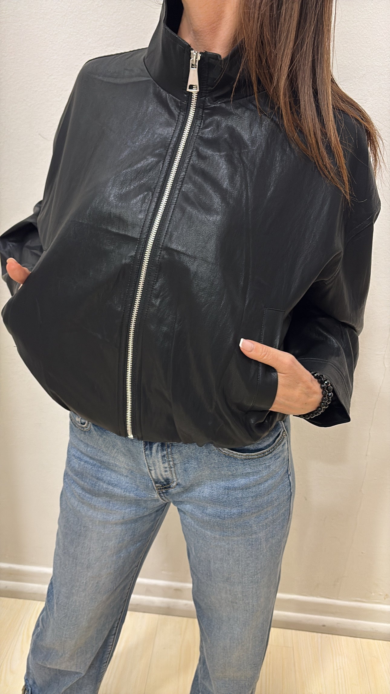 Bomber ecopelle