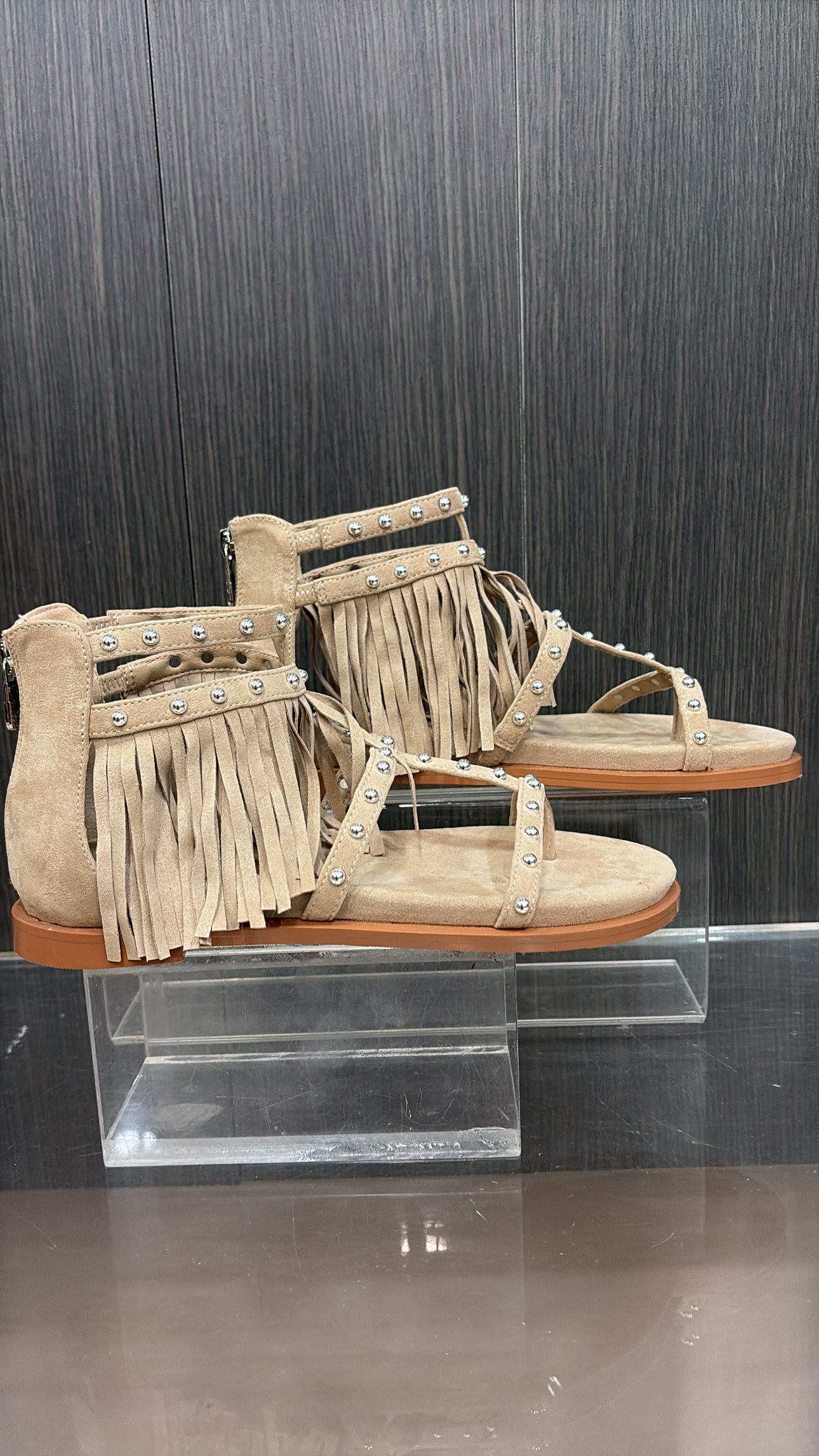 Sandalo infradito con zip