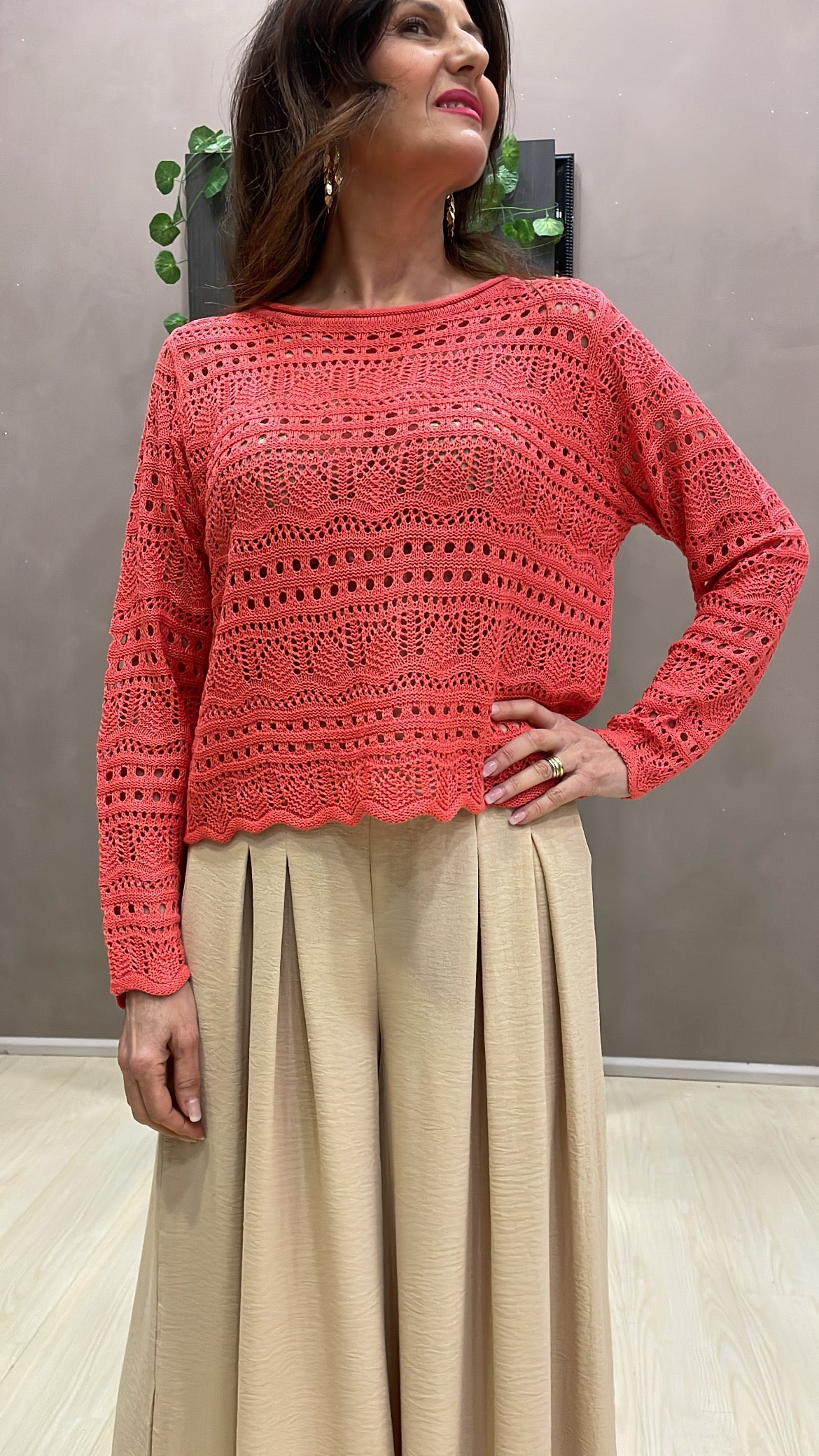 Maglia crochet
