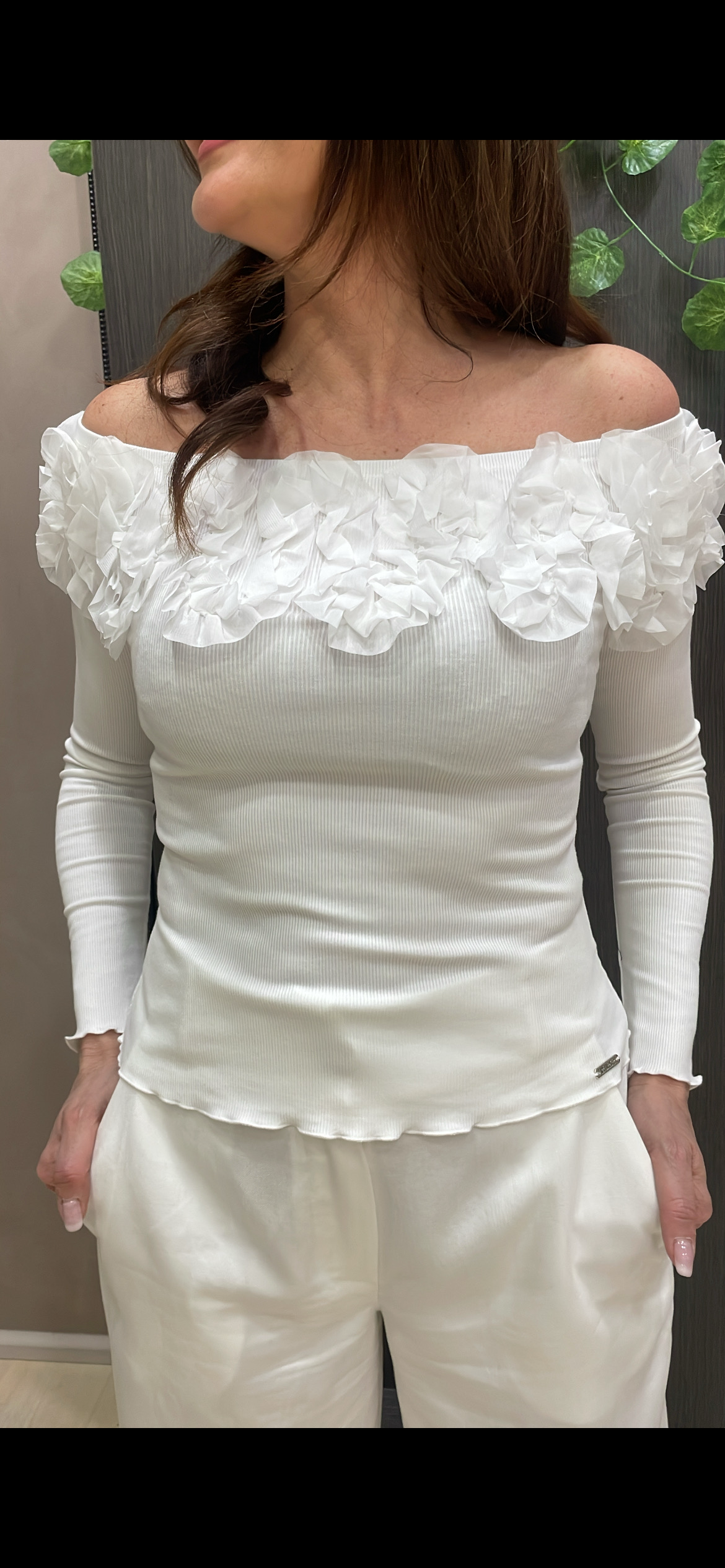 Maglia scollo spalle